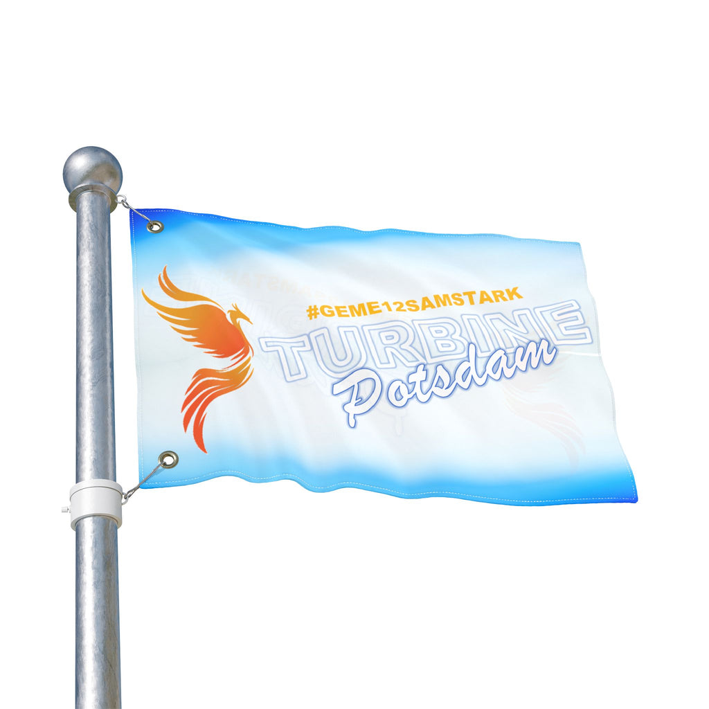 Hausflagge „Turbine Potsdam" #GEME12SAMSTARK | Fan | Phönix-Potsdam®