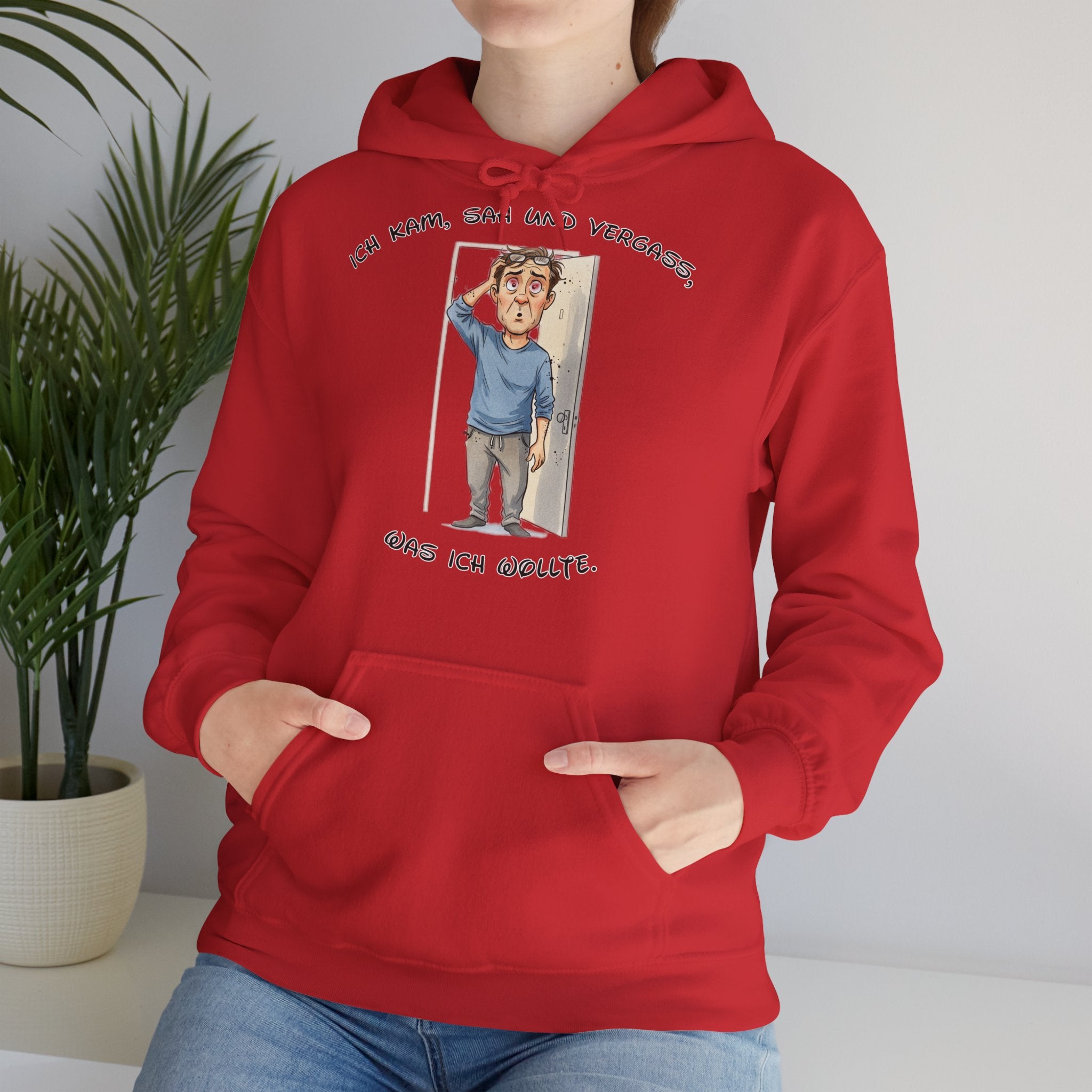 Ich kam, sah und vergaß Hoodie | Karikatur | Phönix-Potsdam®