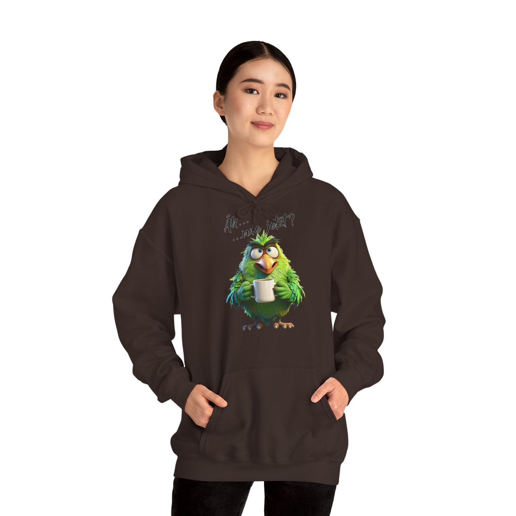 Papagei „Äh...wie jetzt?“ Hoodie | Humor | Phönix-Potsdam®