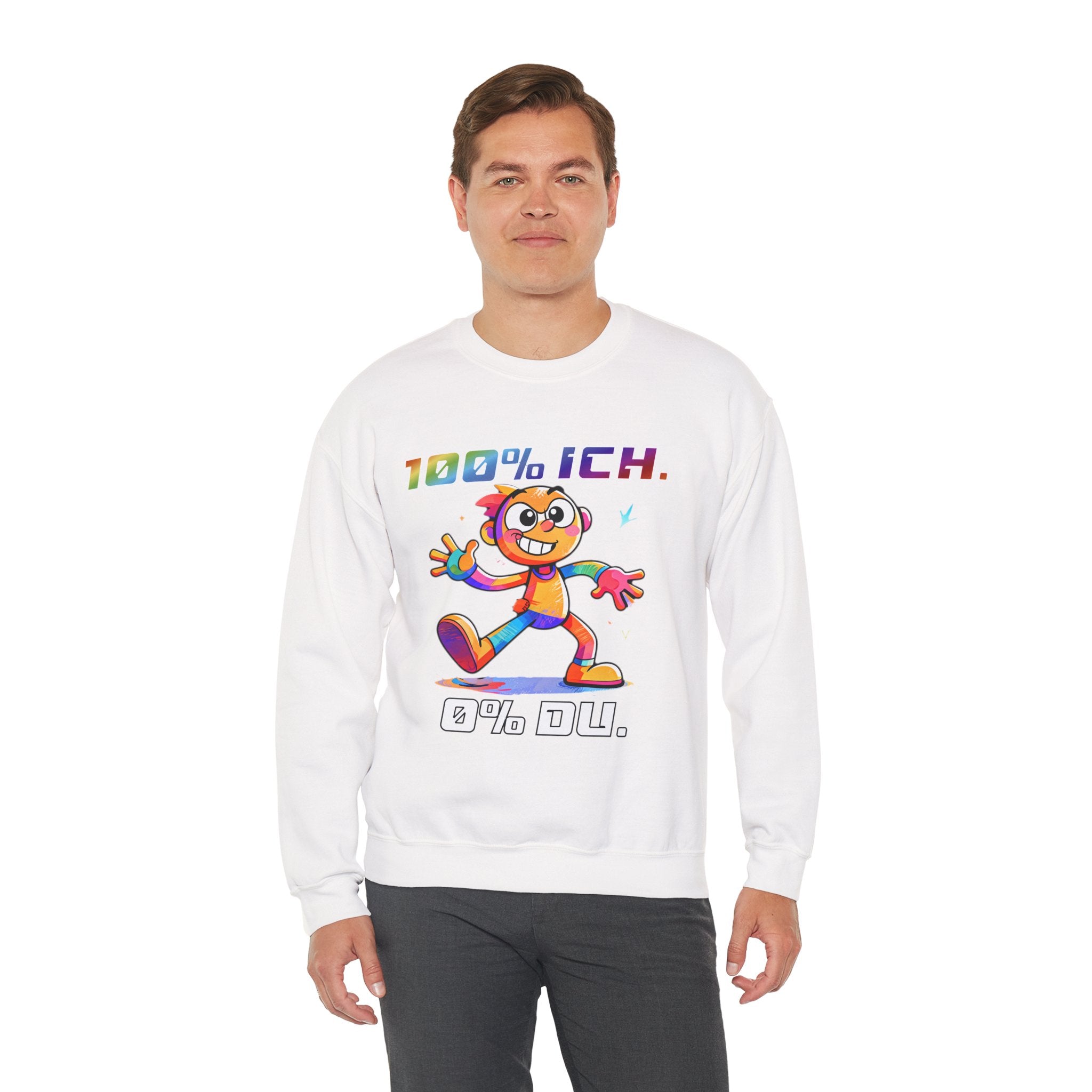Sweatshirt „100 % ICH – 0 % DU“ | Humor | Phönix-Potsdam®