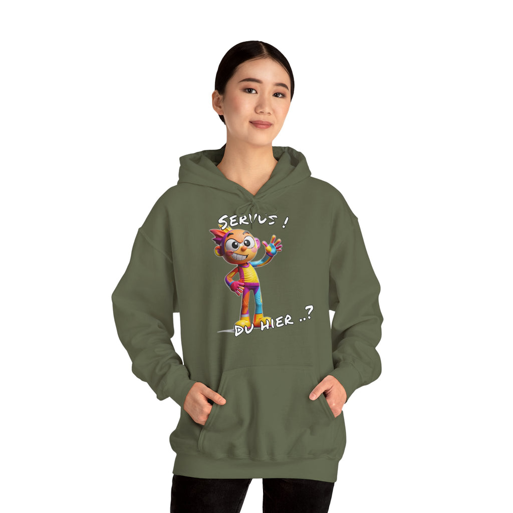 Hoodie „Servus! Du hier..?“ | Humor | Phönix-Potsdam®