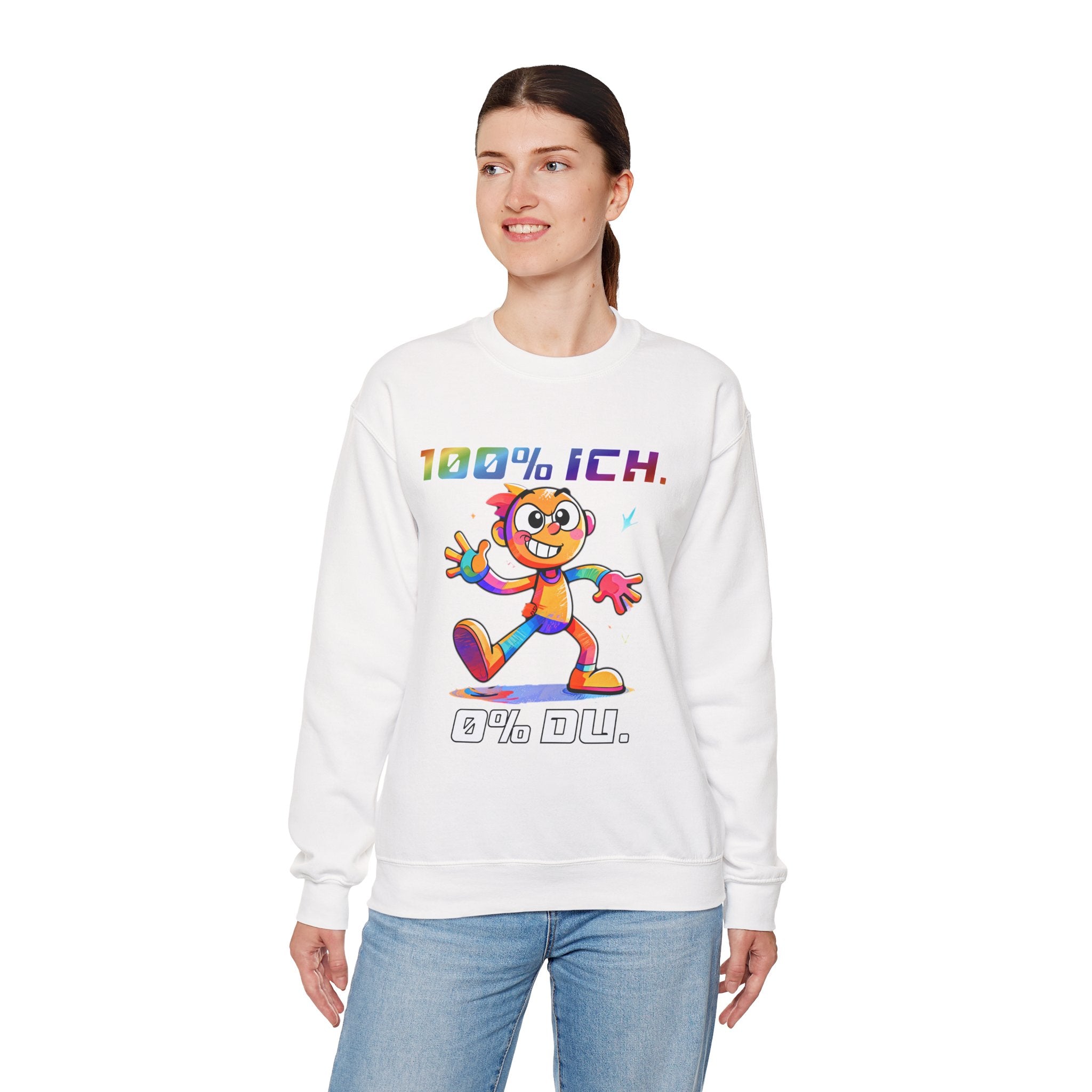 Sweatshirt „100 % ICH – 0 % DU“ | Humor | Phönix-Potsdam®