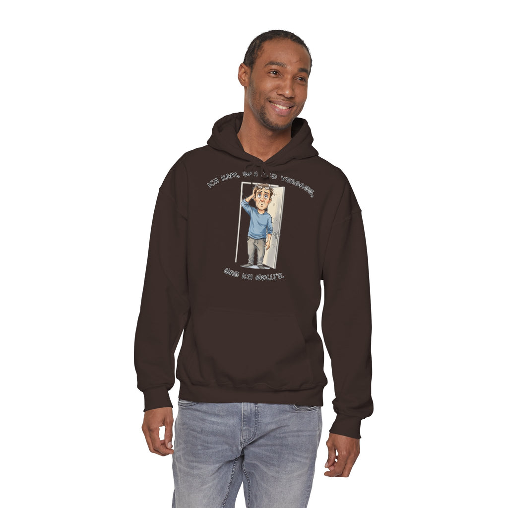 Ich kam, sah und vergaß Hoodie | Karikatur | Phönix-Potsdam®