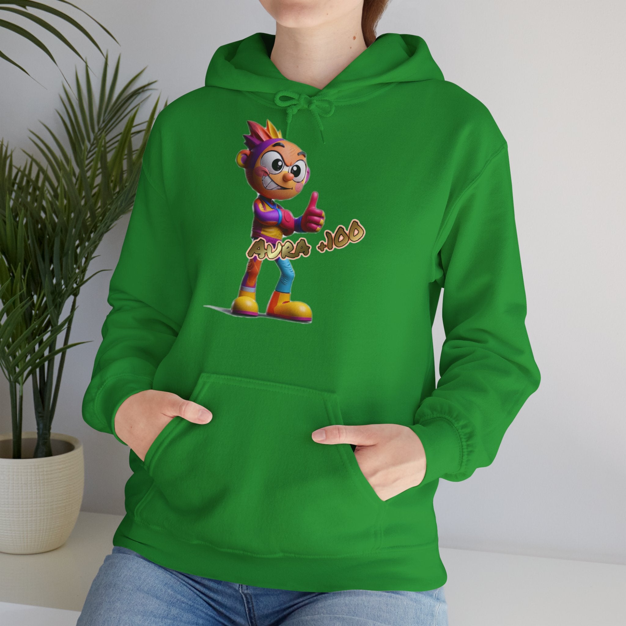 Hoodie „Aura +100“ | Humor | Phönix-Potsdam®