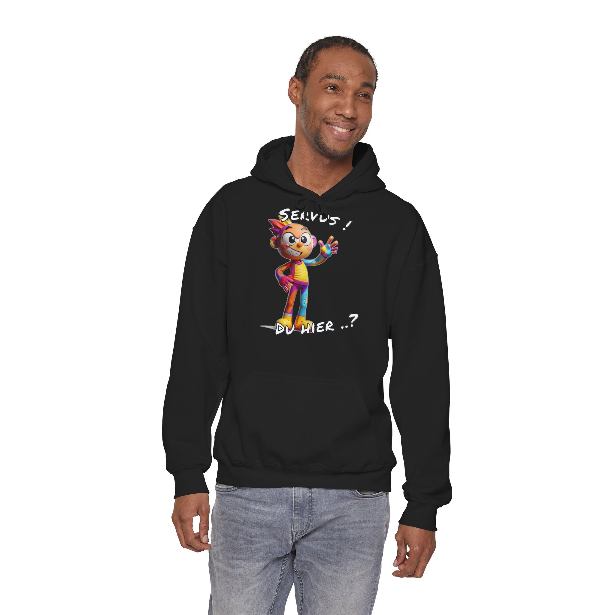 Hoodie „Servus! Du hier..?“ | Humor | Phönix-Potsdam®