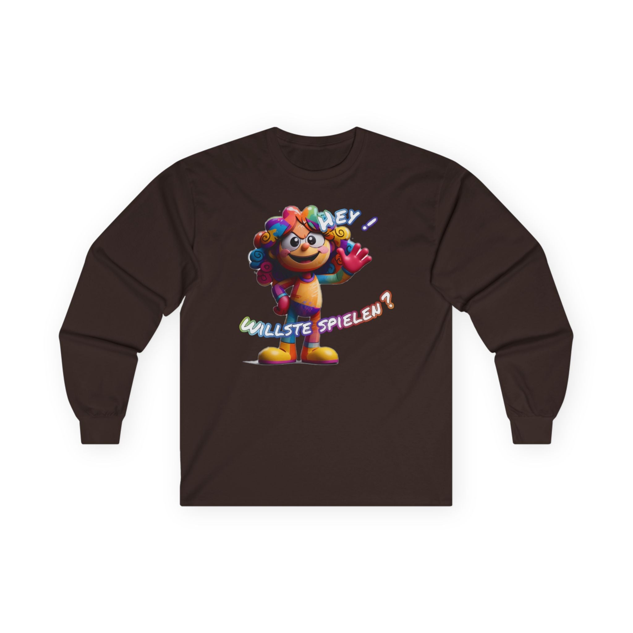 Langarmshirt „Hey! Willste spielen?“ | Humor | Phönix-Potsdam®