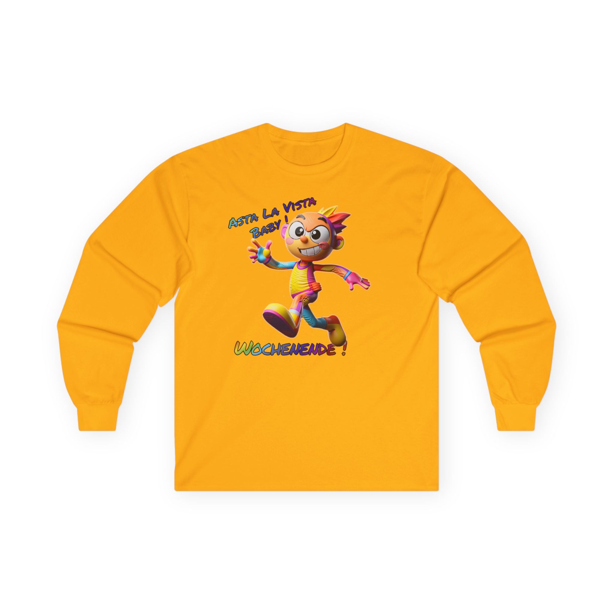 Langarmshirt „Asta la Vista, Baby! – Wochenende!“ | Humor | Phönix-Potsdam®
