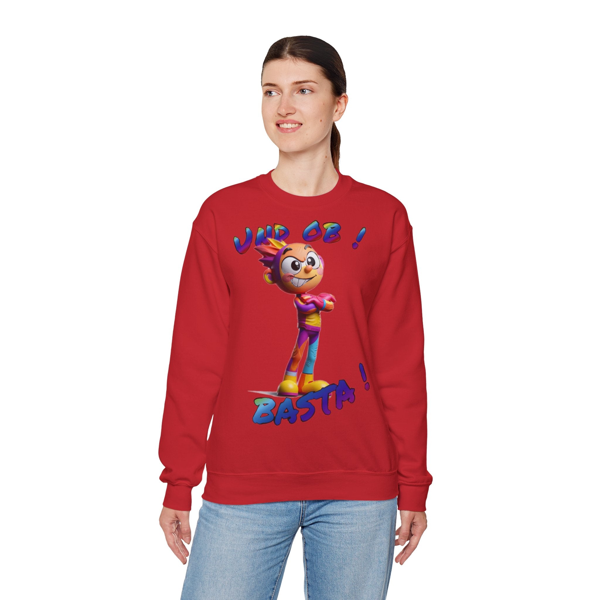 Sweatshirt „Und ob! Basta!“ | Humor | Phönix-Potsdam®