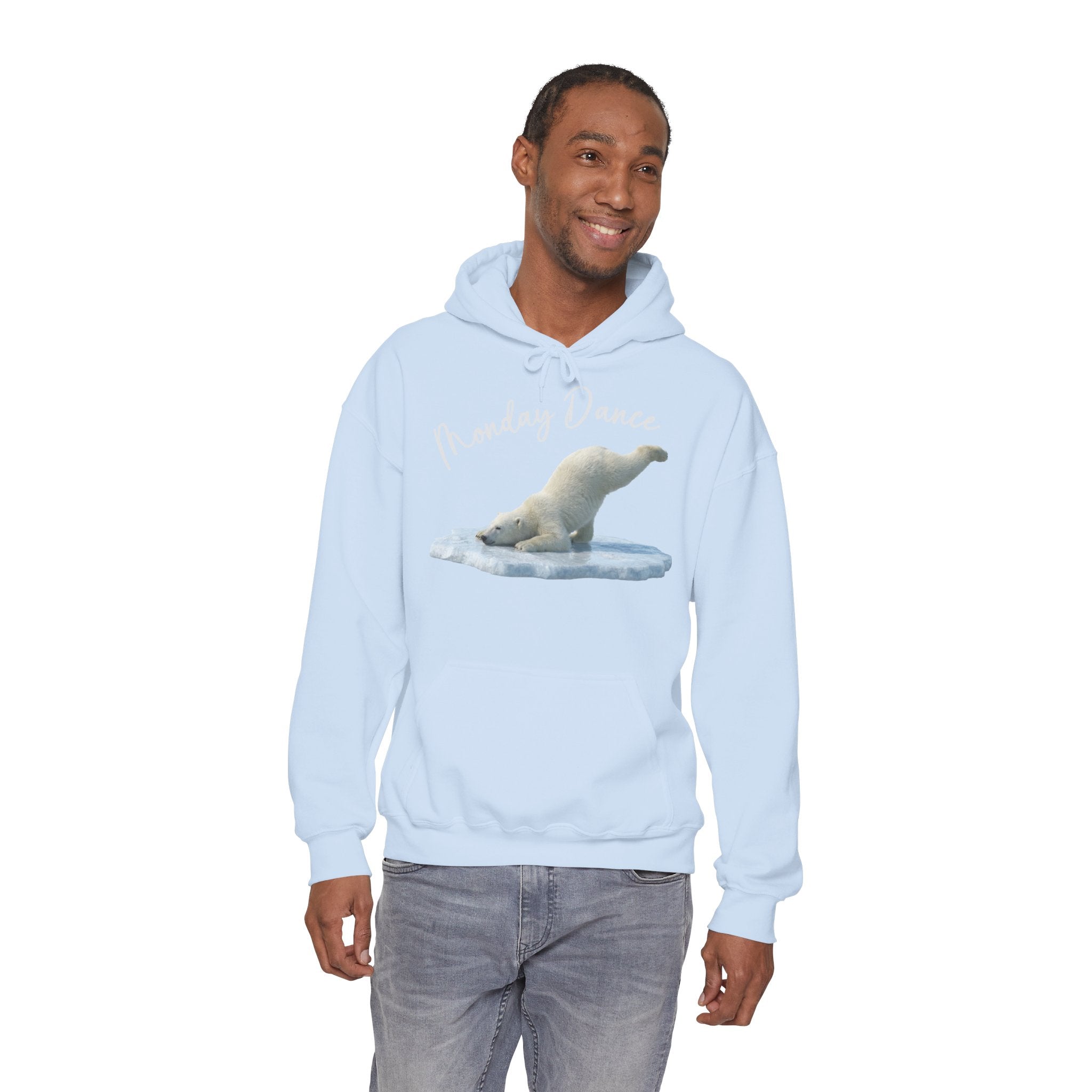 Eisbär „Monday Dance" Hoodie | Karikatur | Phönix-Potsdam®