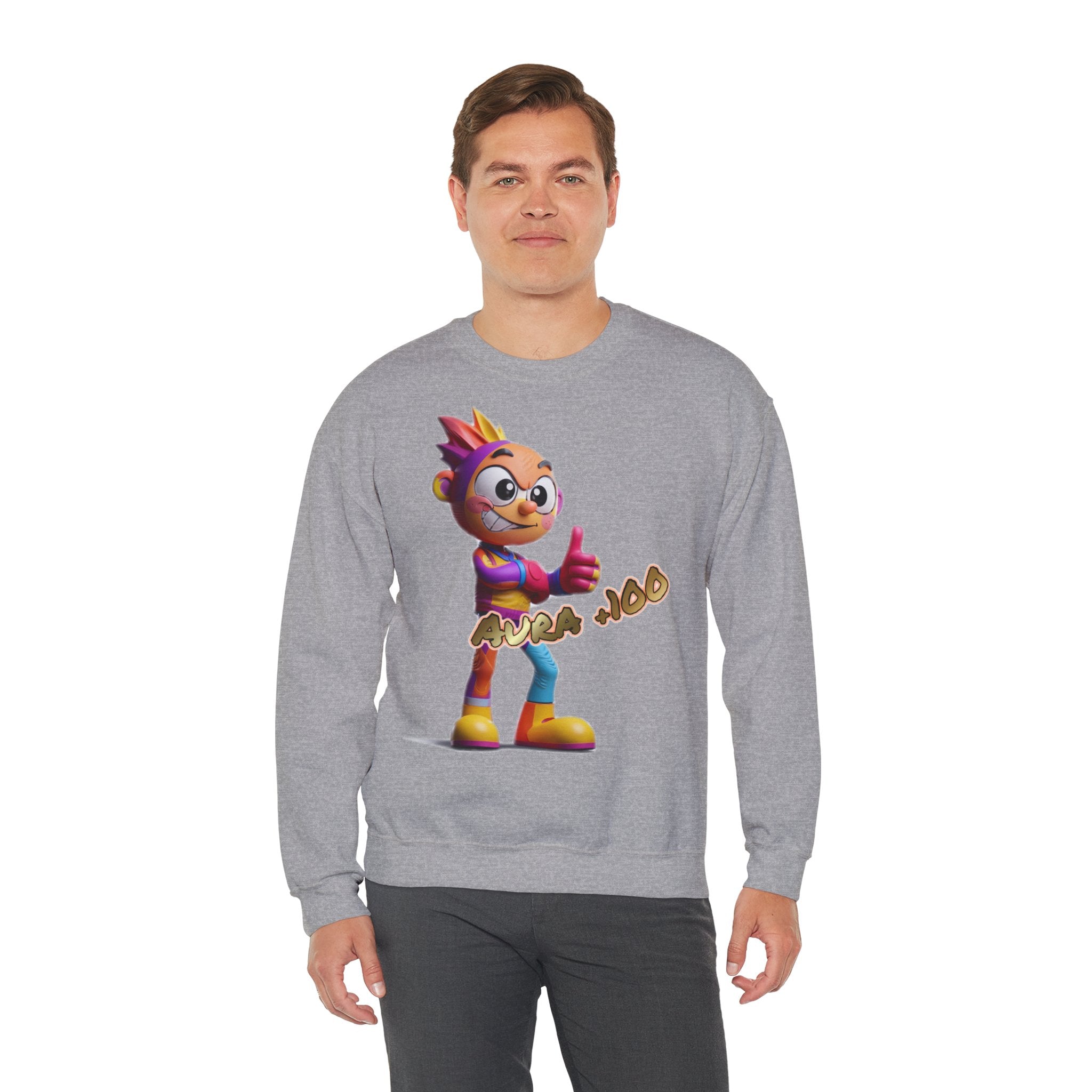 Sweatshirt „Aura +100“ | Humor | Phönix-Potsdam®