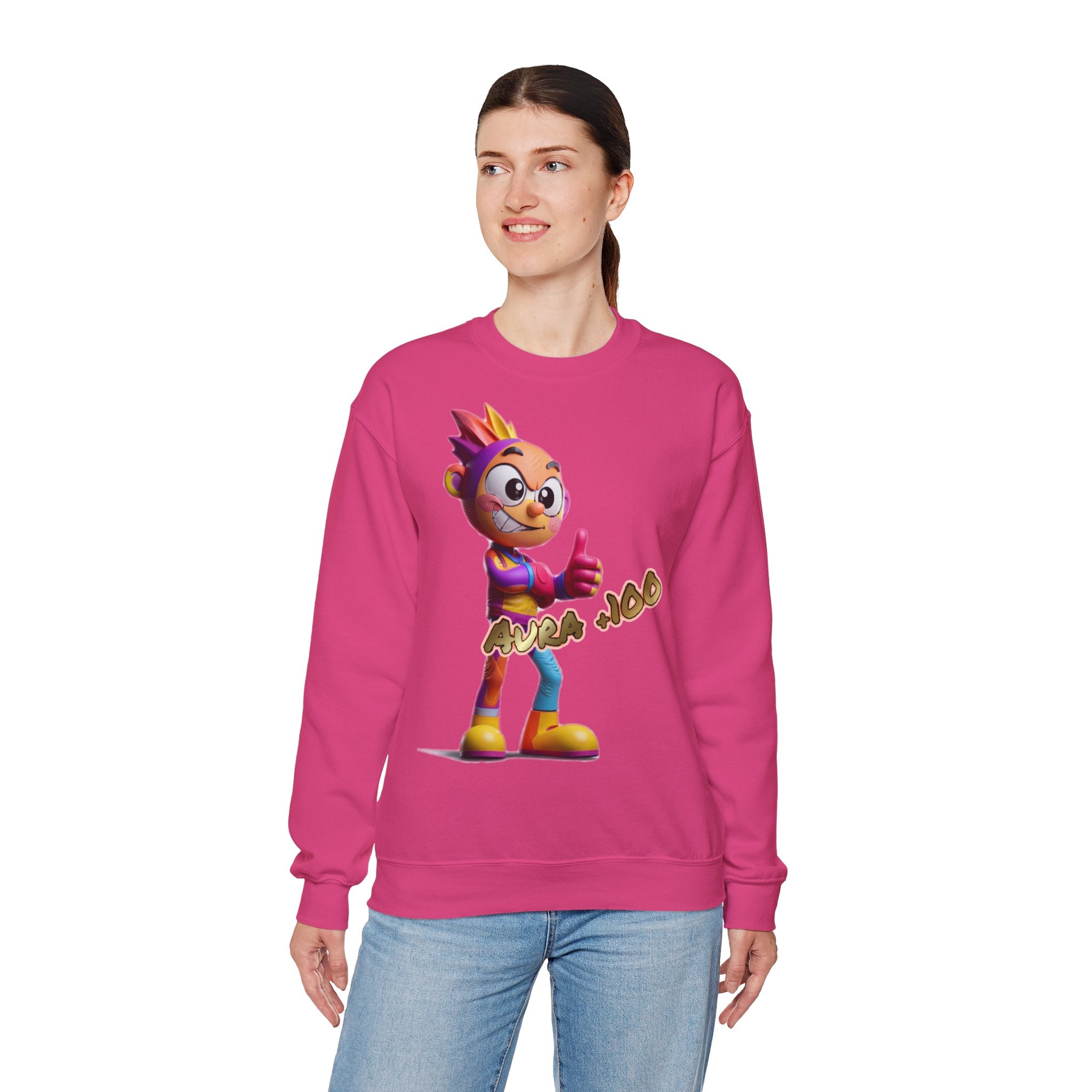 Sweatshirt „Aura +100“ | Humor | Phönix-Potsdam®