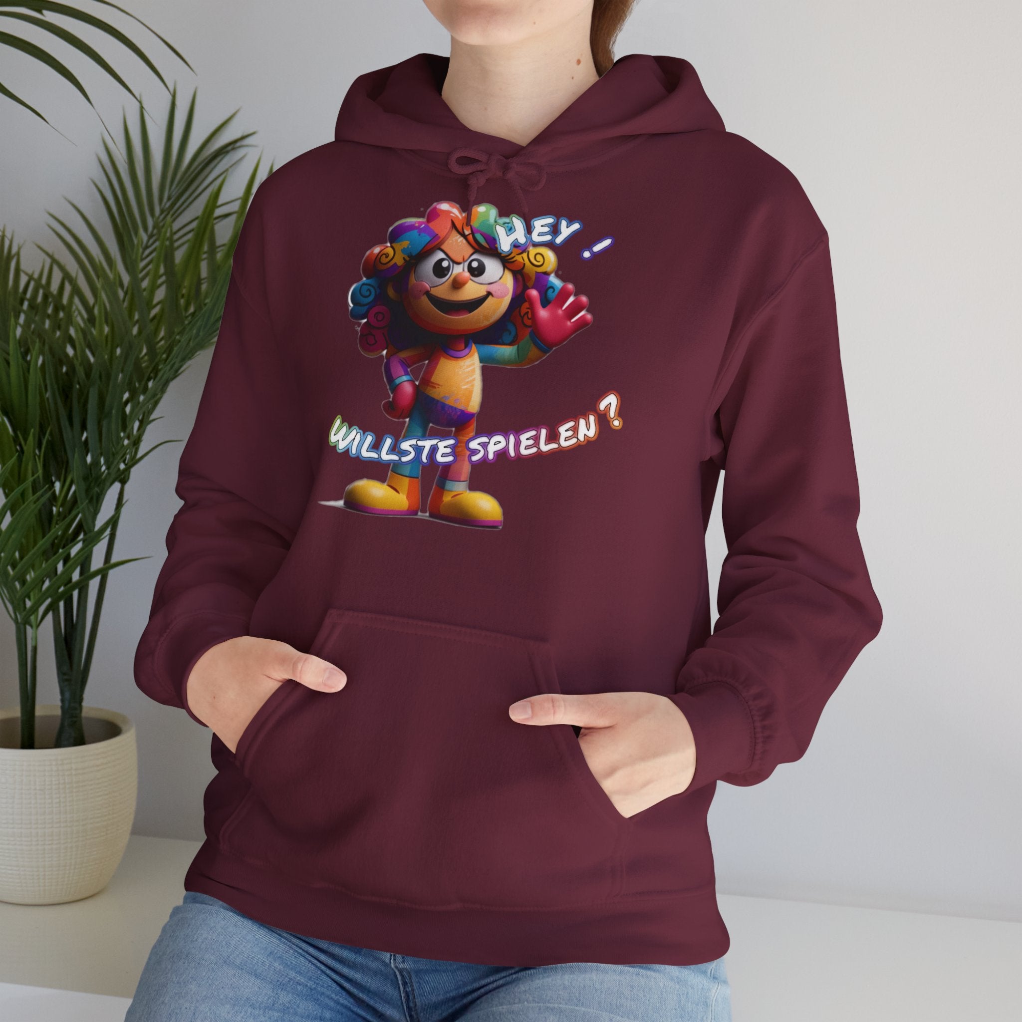 Hoodie „Hey! Willste spielen?“ | Humor | Phönix-Potsdam®