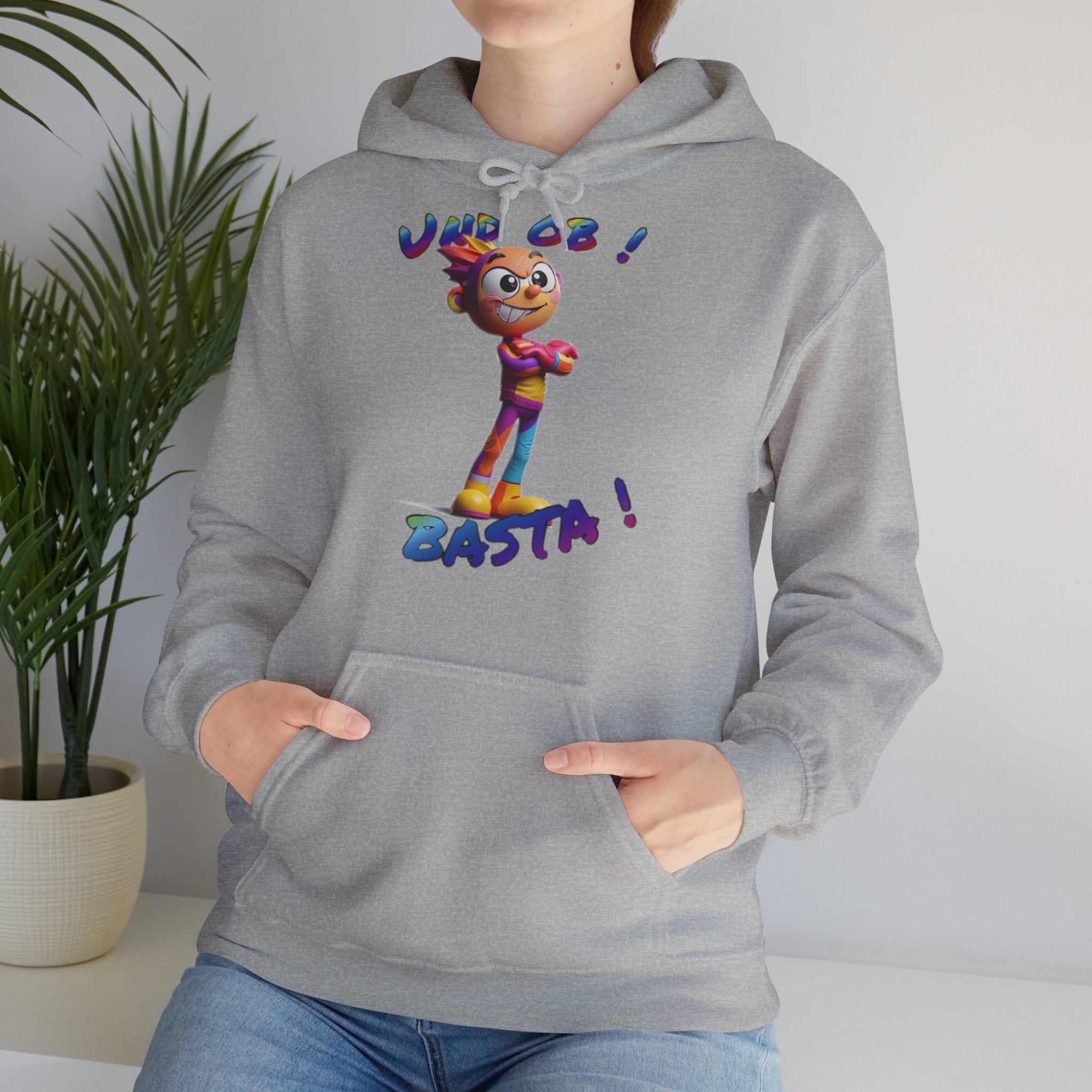 Hoodie „Und ob! Basta!“ | Humor | Phönix-Potsdam®