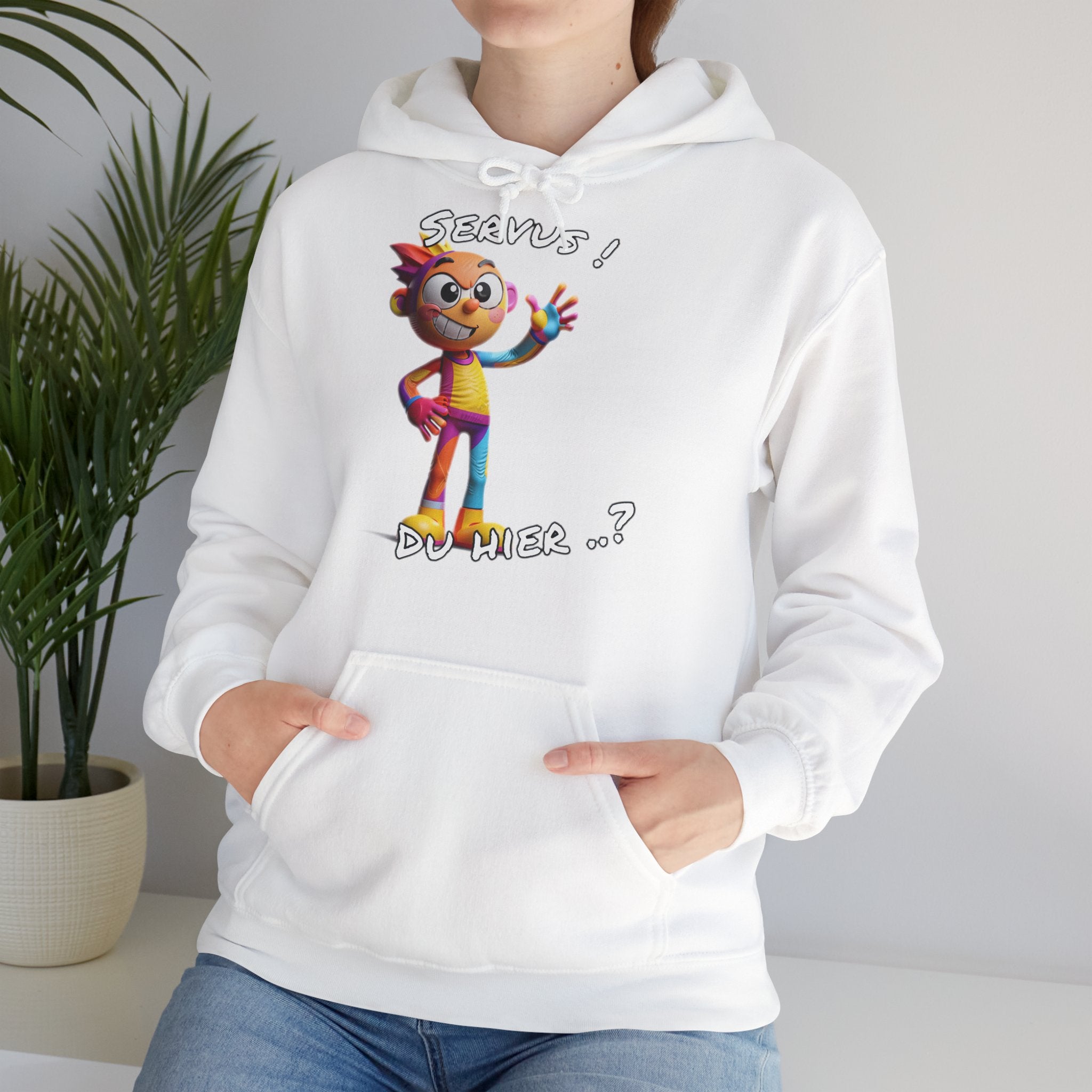 Hoodie „Servus! Du hier..?“ | Humor | Phönix-Potsdam®