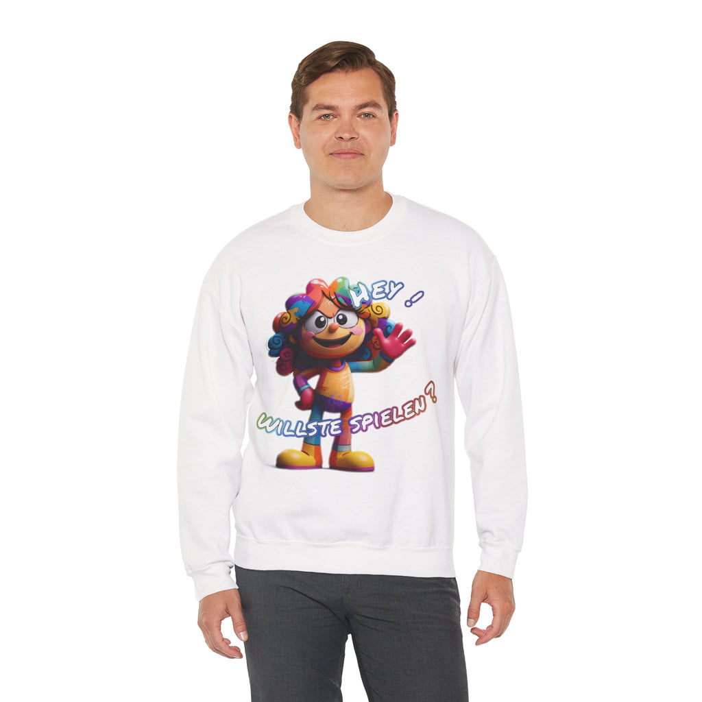 Sweatshirt „Hey! Willste spielen?“ | Humor | Phönix-Potsdam®