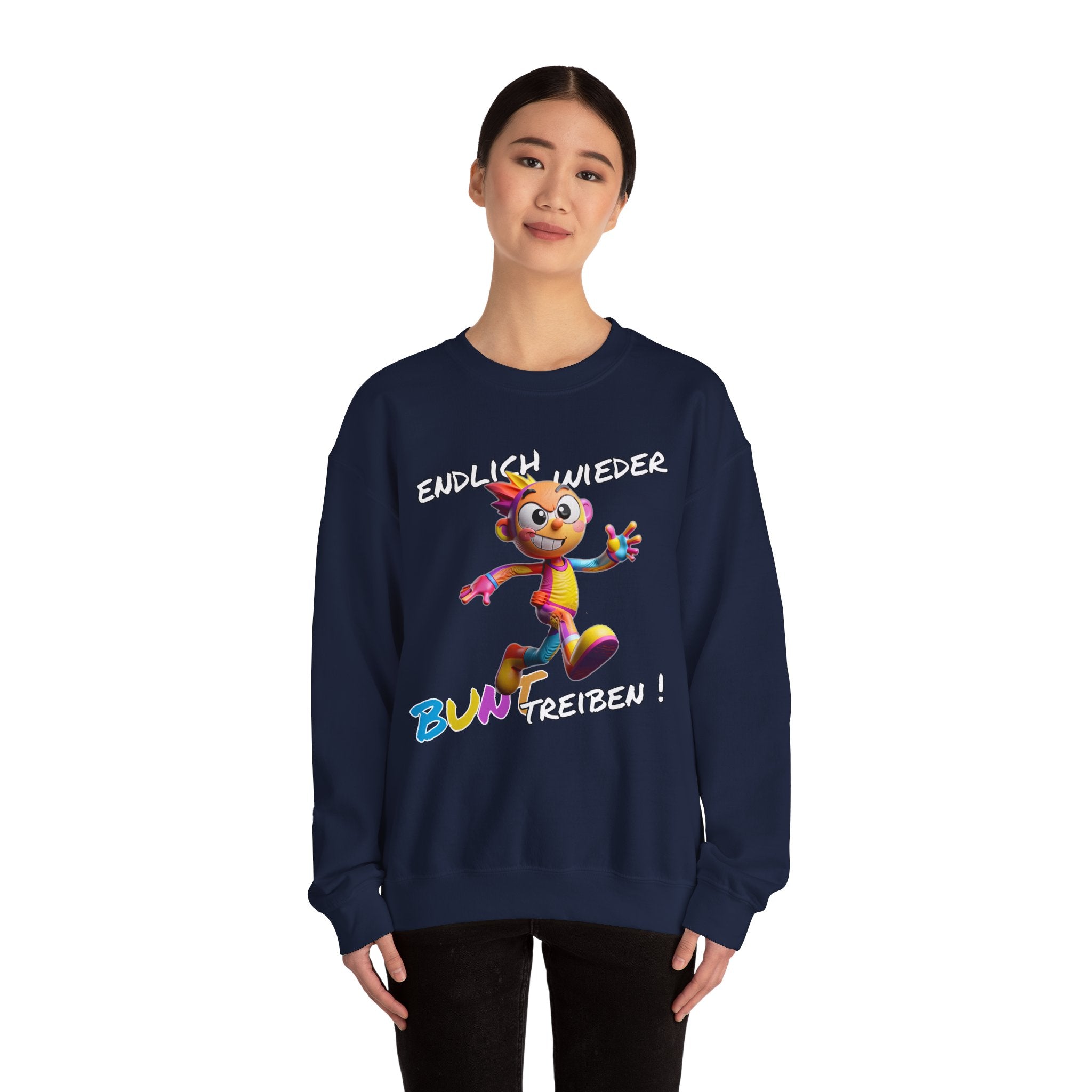 Sweatshirt „Endlich wieder BUNT treiben!“ | Humor | Phönix-Potsdam®