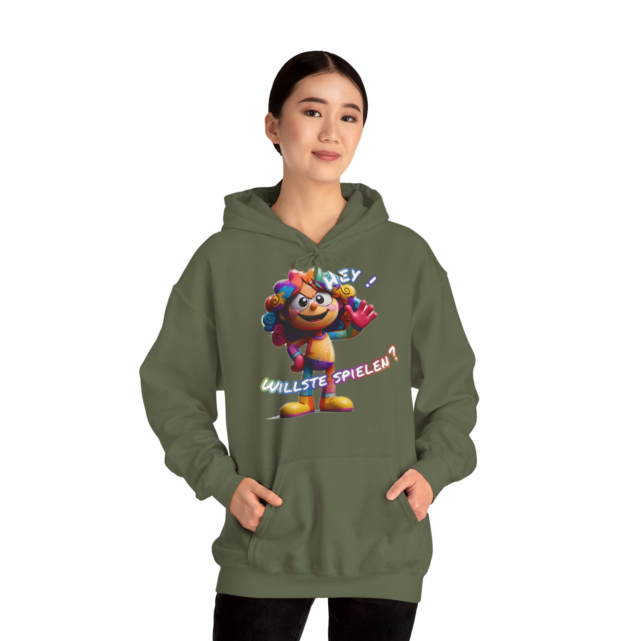 Hoodie „Hey! Willste spielen?“ | Humor | Phönix-Potsdam®