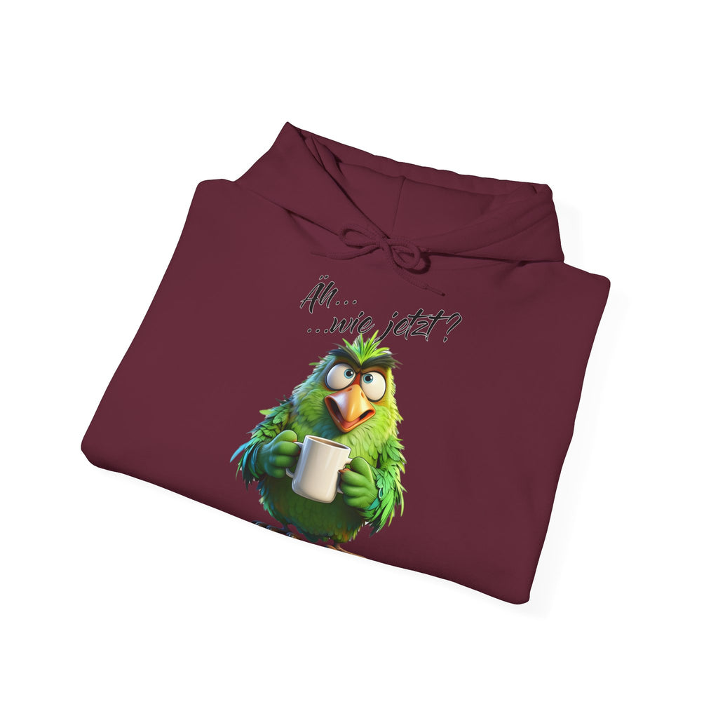 Papagei „Äh...wie jetzt?“ Hoodie | Humor | Phönix-Potsdam®