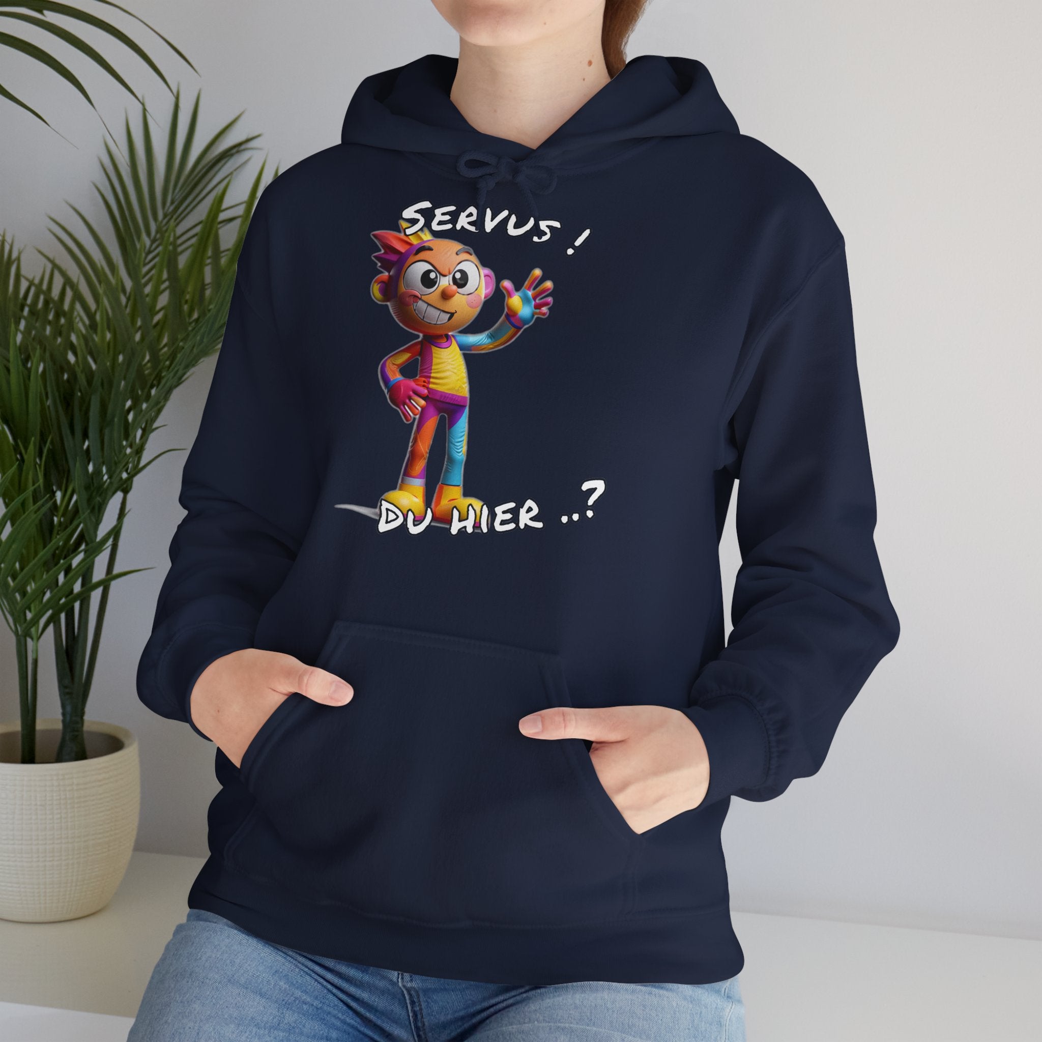 Hoodie „Servus! Du hier..?“ | Humor | Phönix-Potsdam®