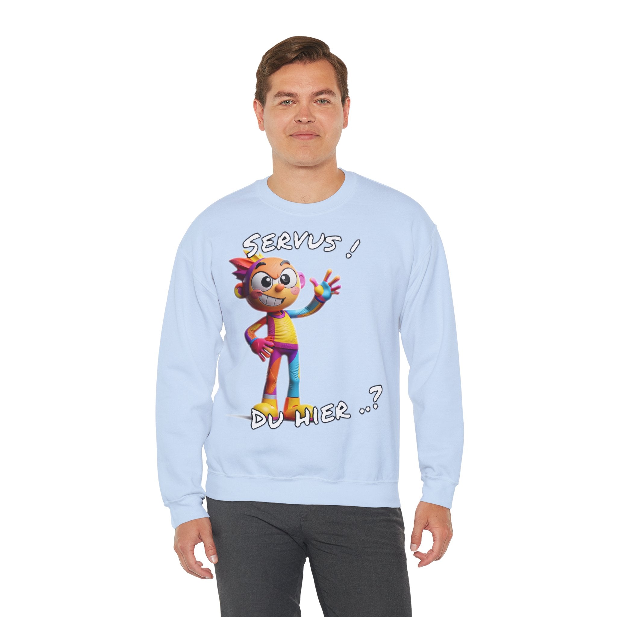 Sweatshirt „Servus! Du hier..?“ | Humor | Phönix-Potsdam®