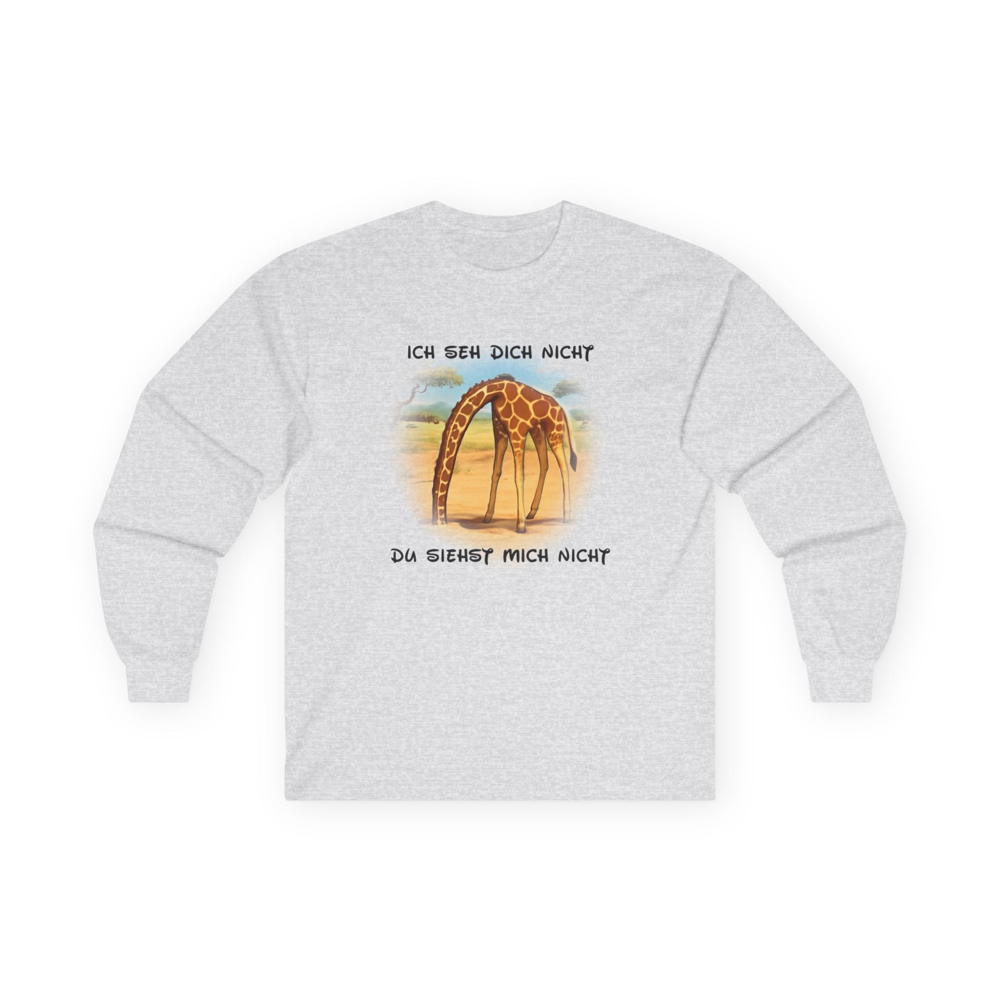 Giraffe Langarmshirt „Ich seh dich nicht“ | Long-Sleeve | Phönix-Potsdam®