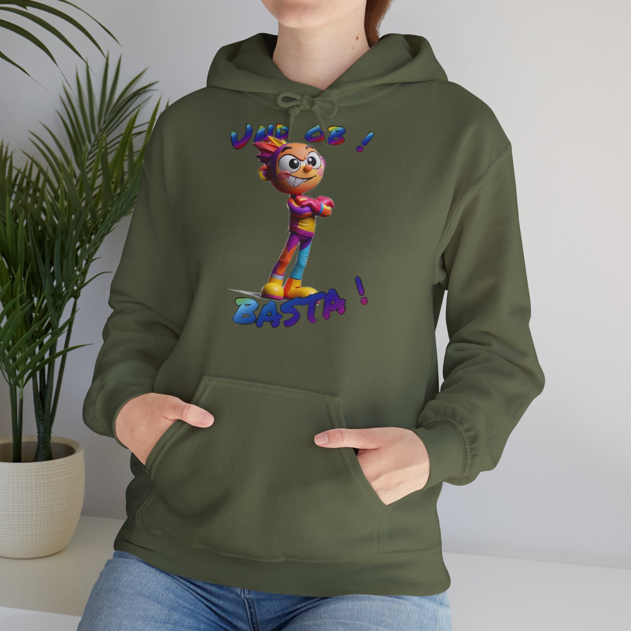 Hoodie „Und ob! Basta!“ | Humor | Phönix-Potsdam®
