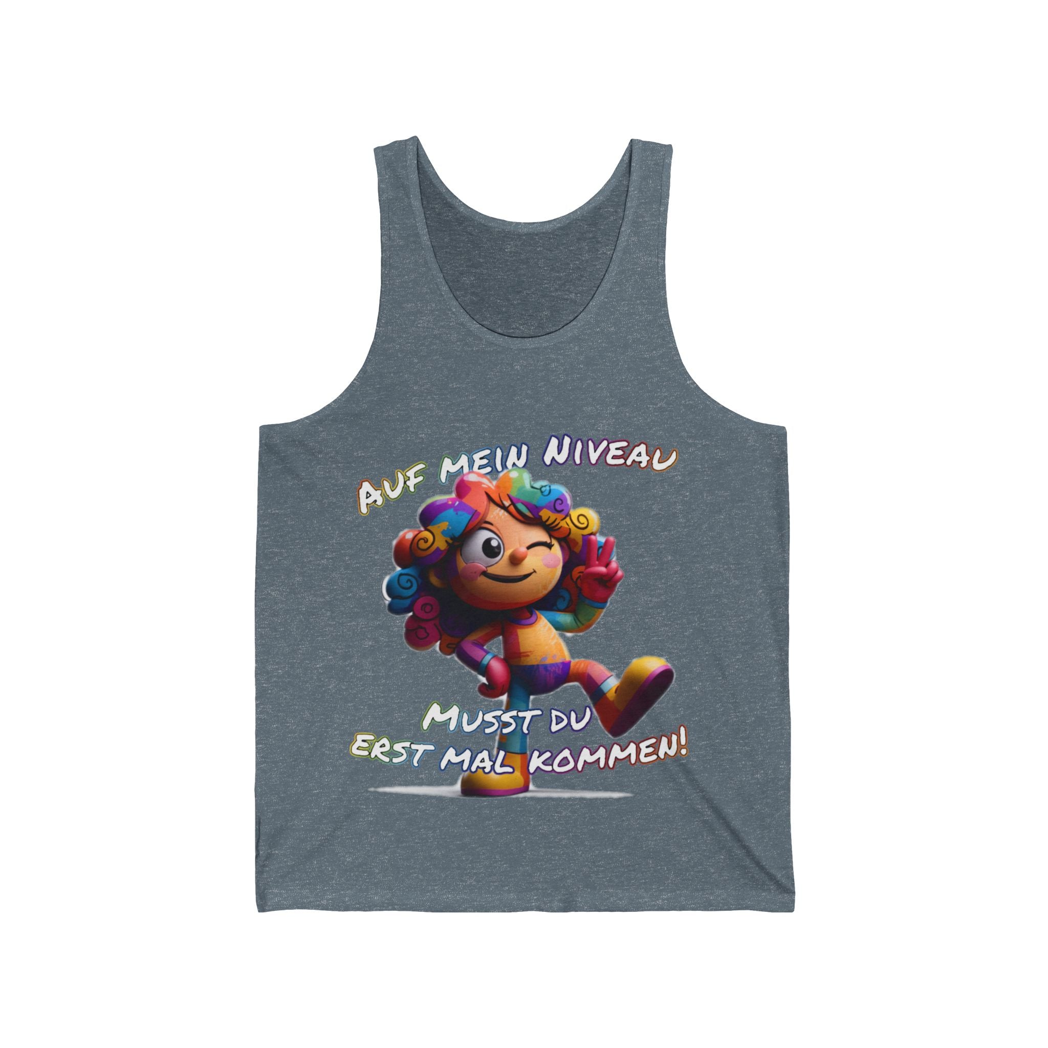 „Auf mein Niveau musst du erst mal kommen!“ Tank Top | Humor | Phönix-Potsdam®