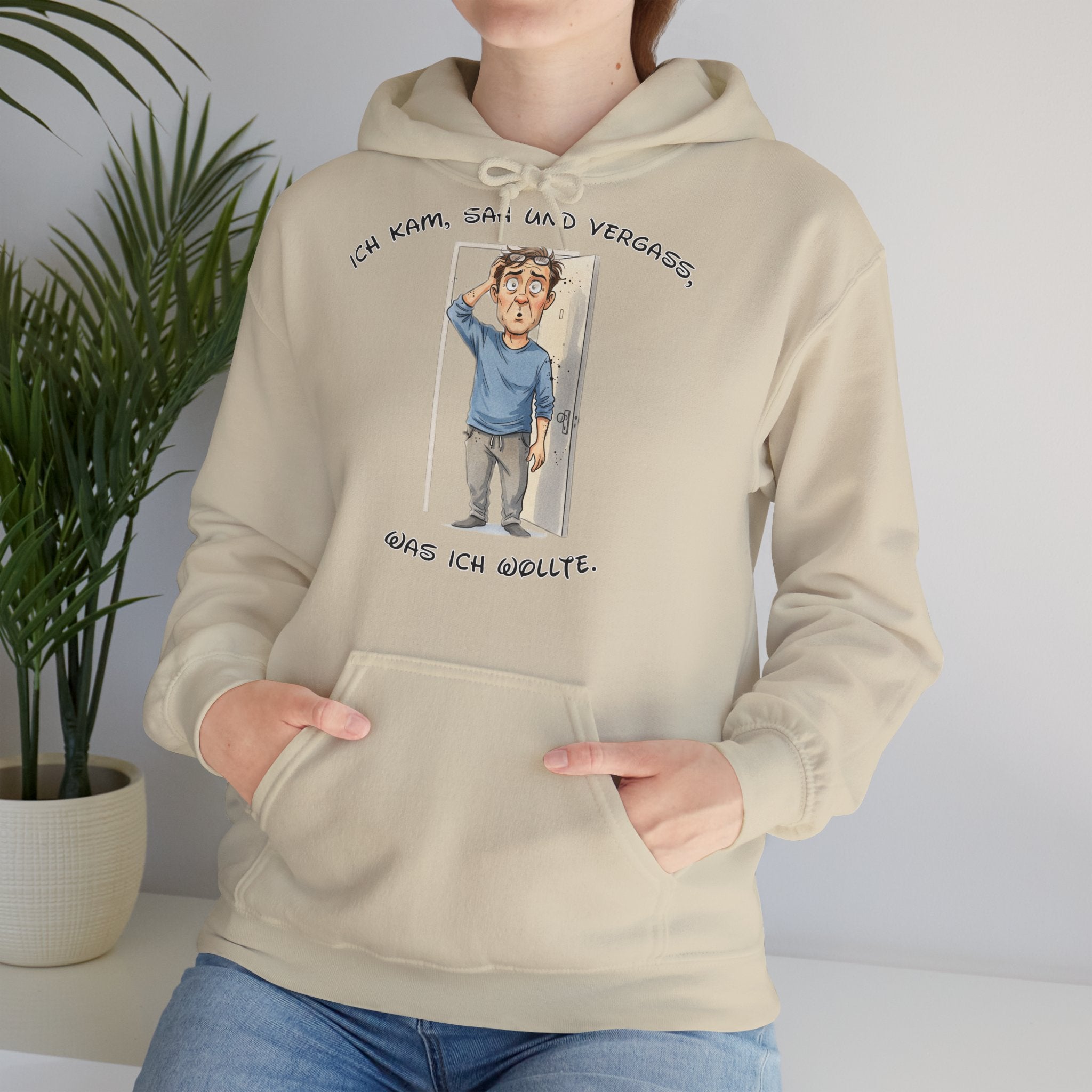 Ich kam, sah und vergaß Hoodie | Karikatur | Phönix-Potsdam®