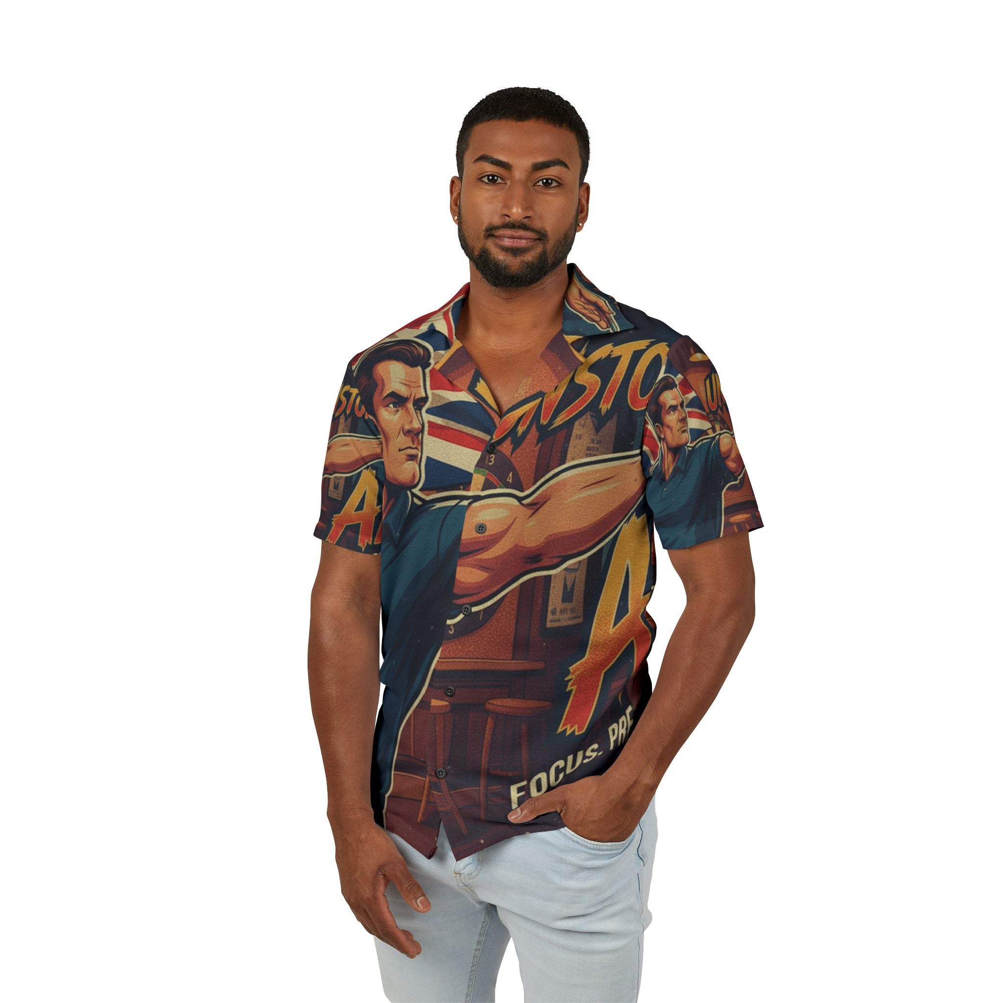 Dart Hemd – "Unstoppable Aim" | All-Over-Print | Phönix-Potsdam®