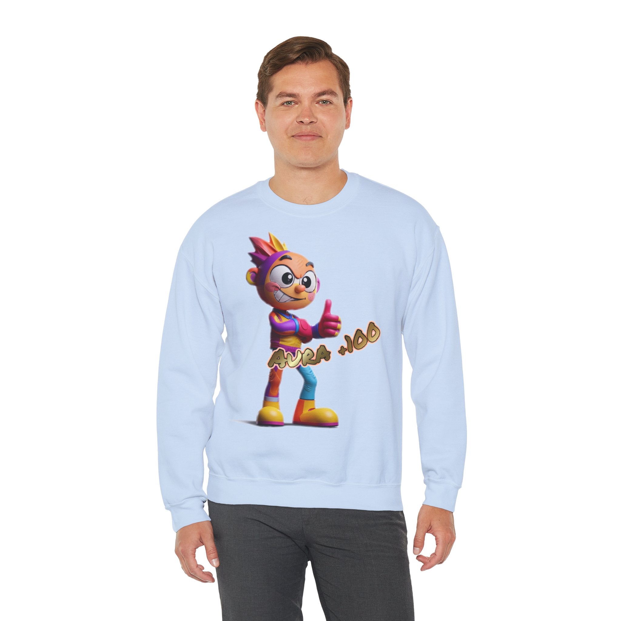 Sweatshirt „Aura +100“ | Humor | Phönix-Potsdam®