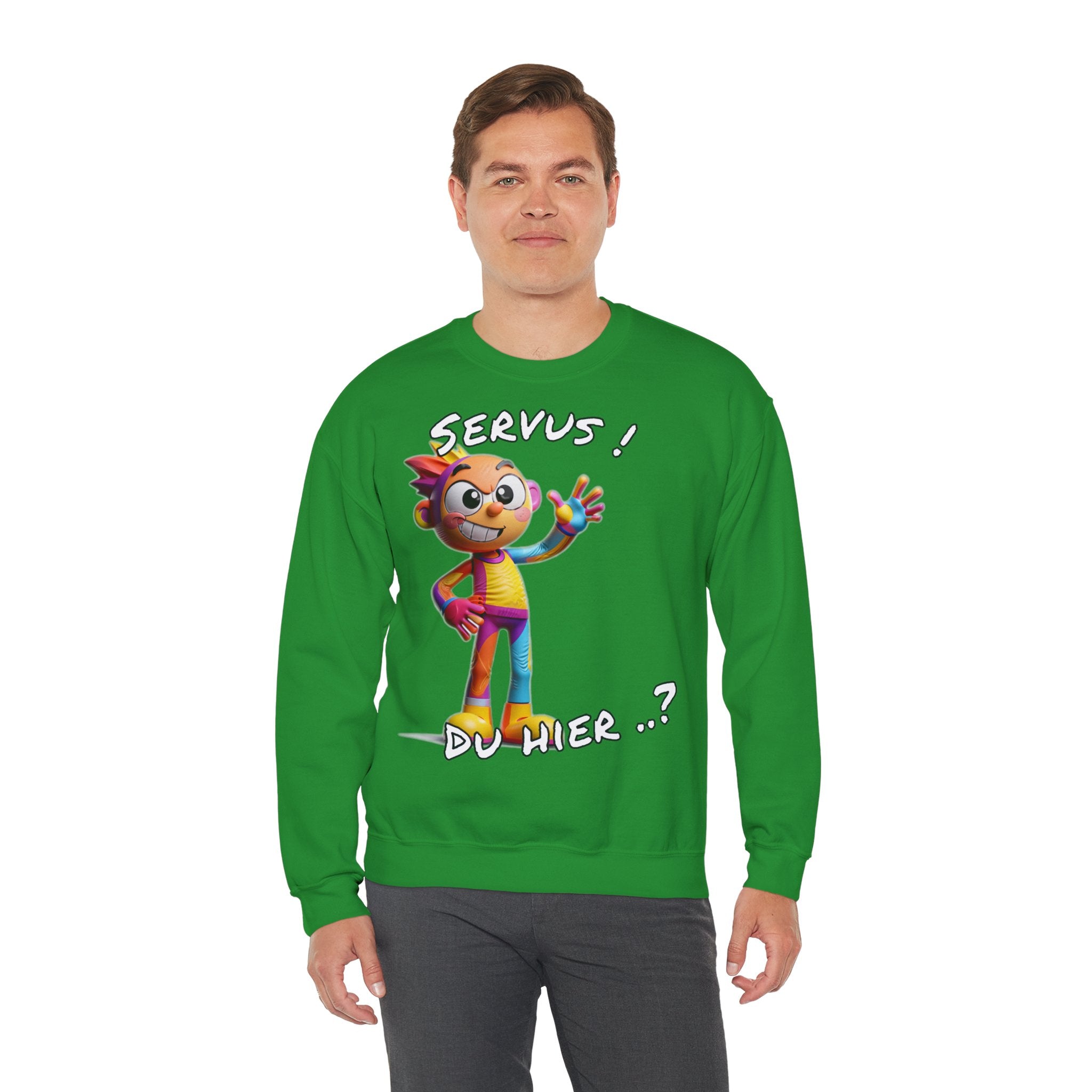 Sweatshirt „Servus! Du hier..?“ | Humor | Phönix-Potsdam®