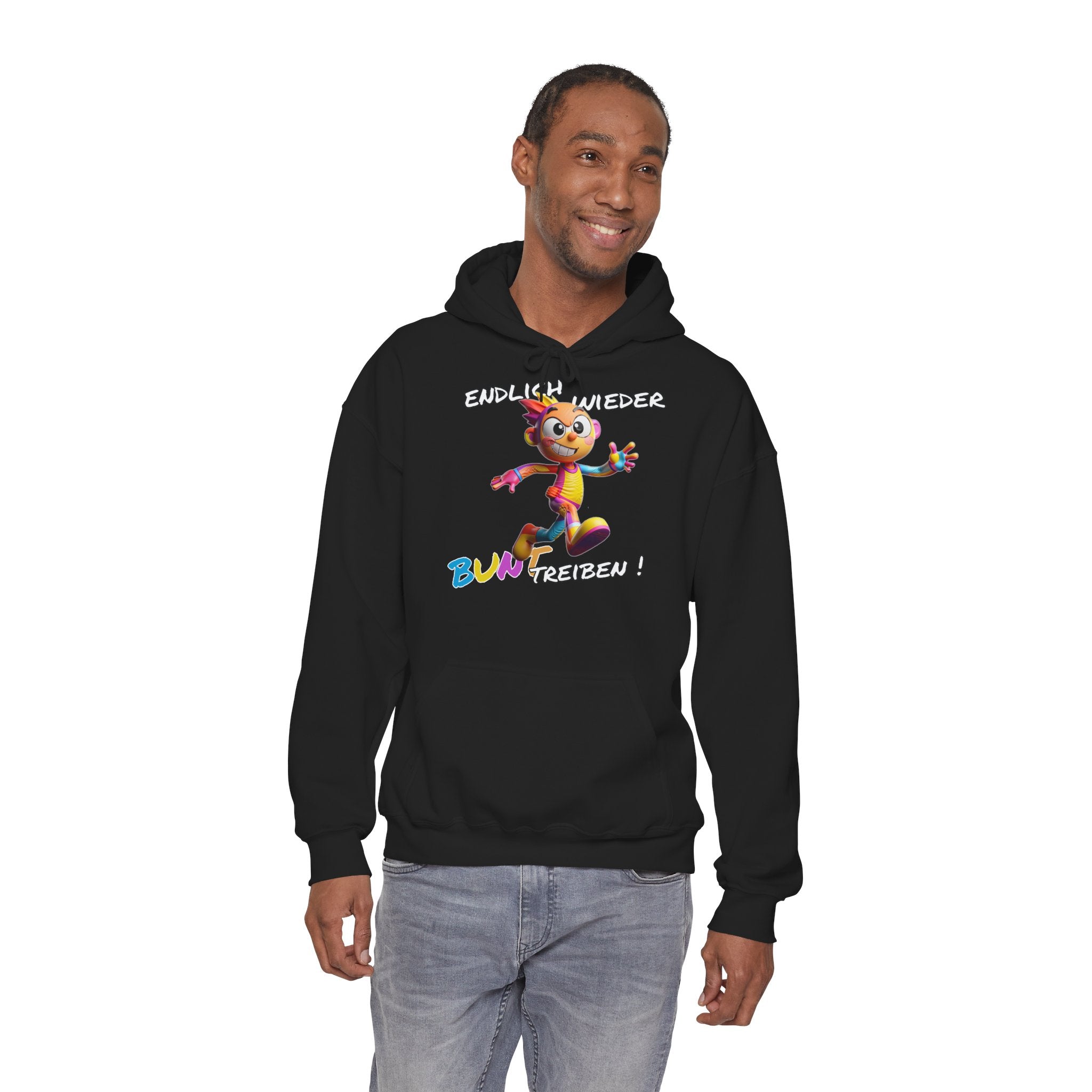 Hoodie „Endlich wieder BUNT treiben!“ | Humor | Phönix-Potsdam®