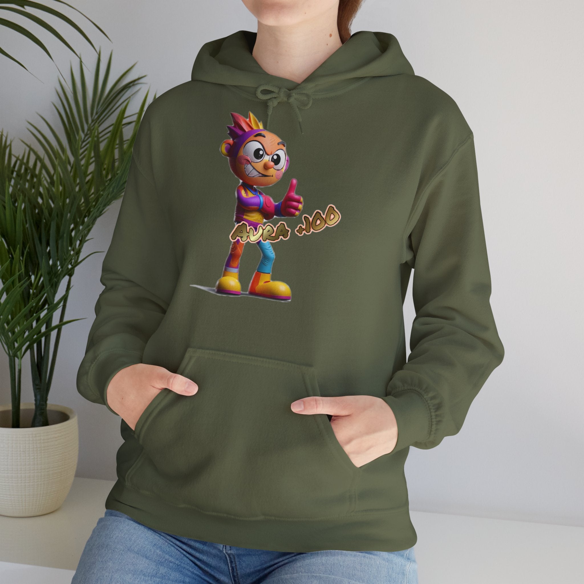 Hoodie „Aura +100“ | Humor | Phönix-Potsdam®