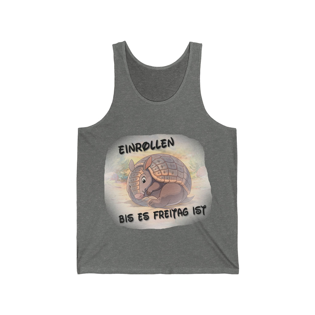 Gürteltier „Einrollen bis es Freitag ist“ Tank Top | Phönix-Potsdam®