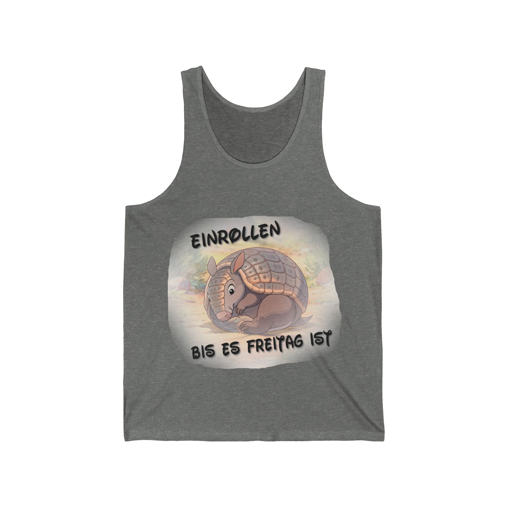 Gürteltier „Einrollen bis es Freitag ist“ Tank Top | Phönix-Potsdam®