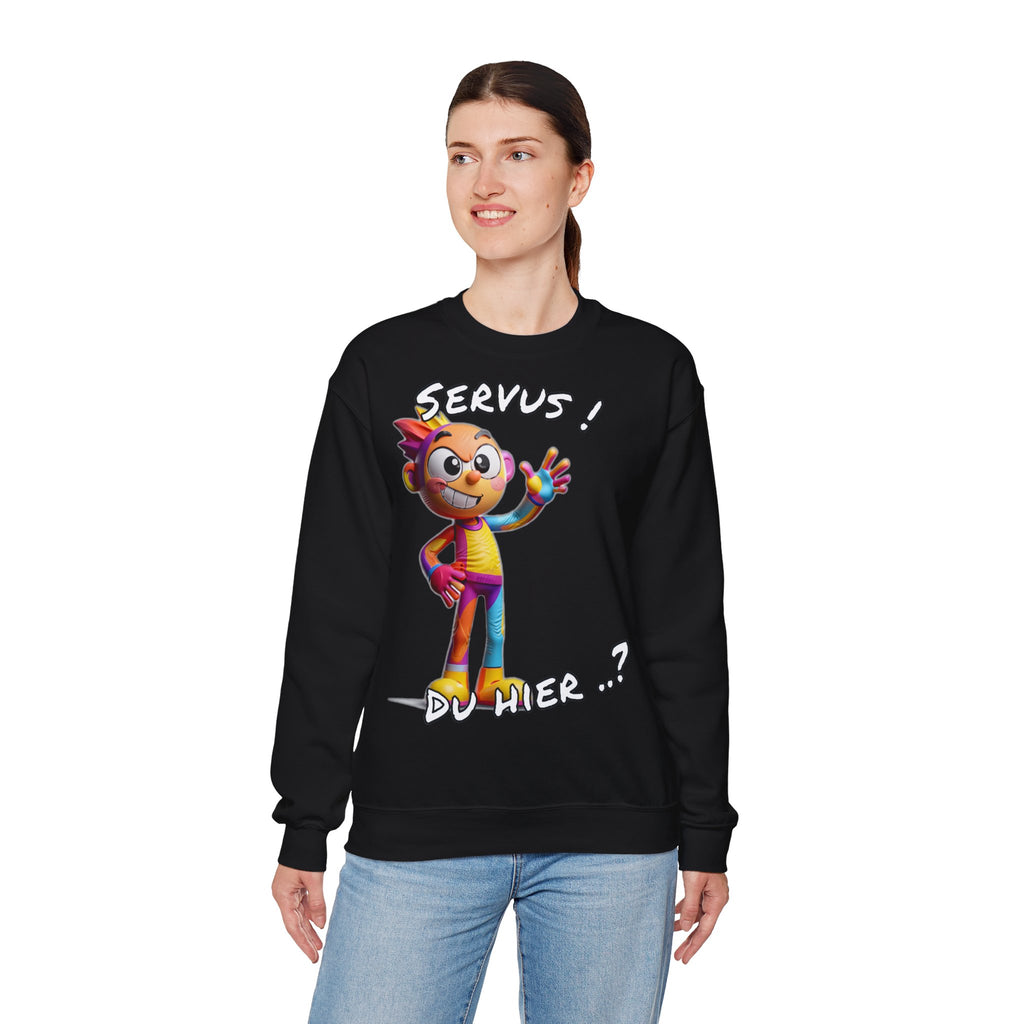 Sweatshirt „Servus! Du hier..?“ | Humor | Phönix-Potsdam®