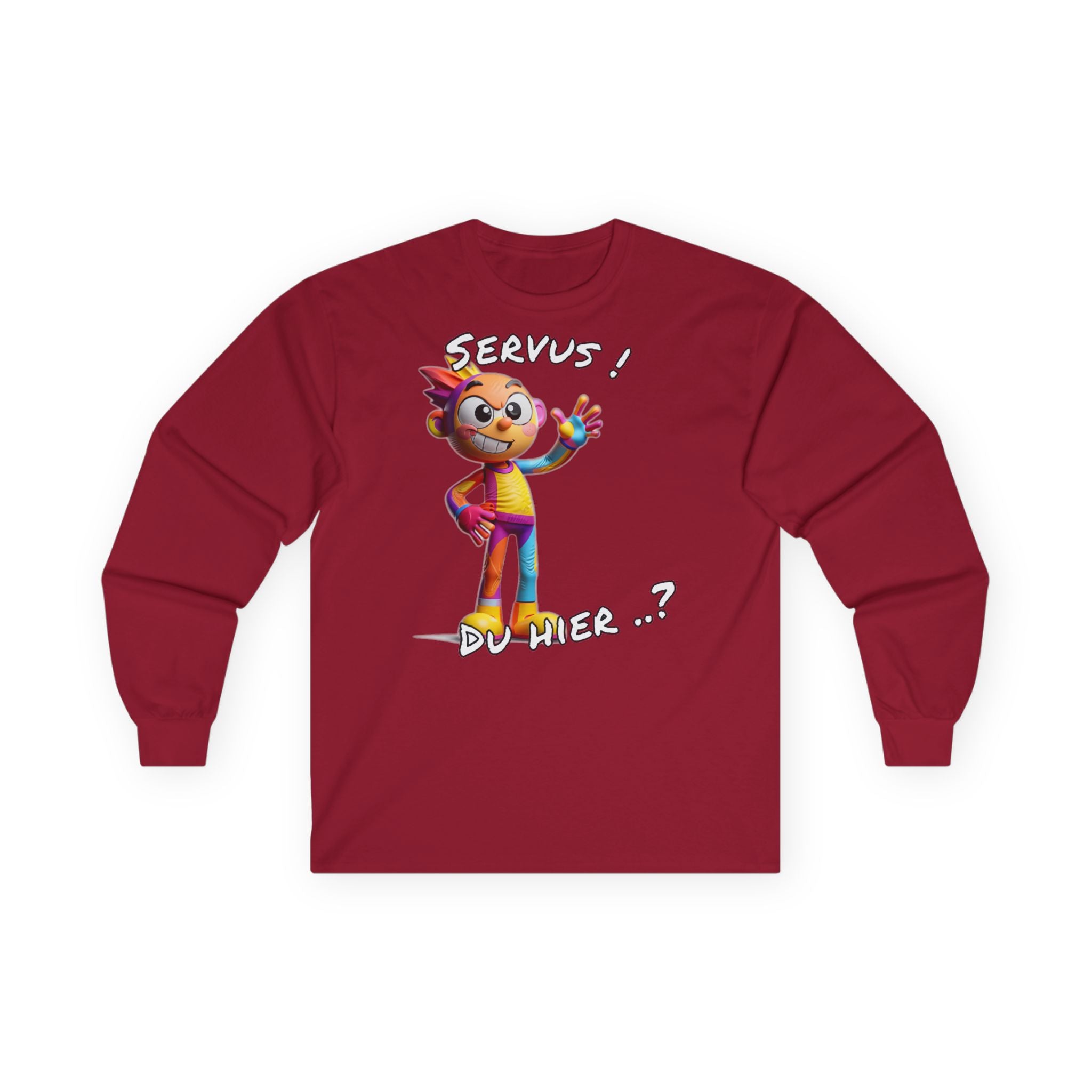 Langarmshirt „Servus! Du hier..?“ | Humor | Phönix-Potsdam®