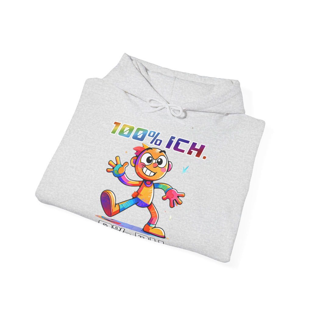 Hoodie „100 % ICH – 0 % DU“ | Humor | Phönix-Potsdam®