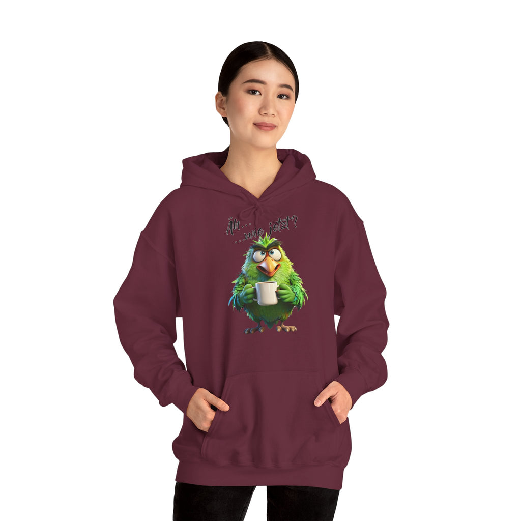 Papagei „Äh...wie jetzt?“ Hoodie | Humor | Phönix-Potsdam®