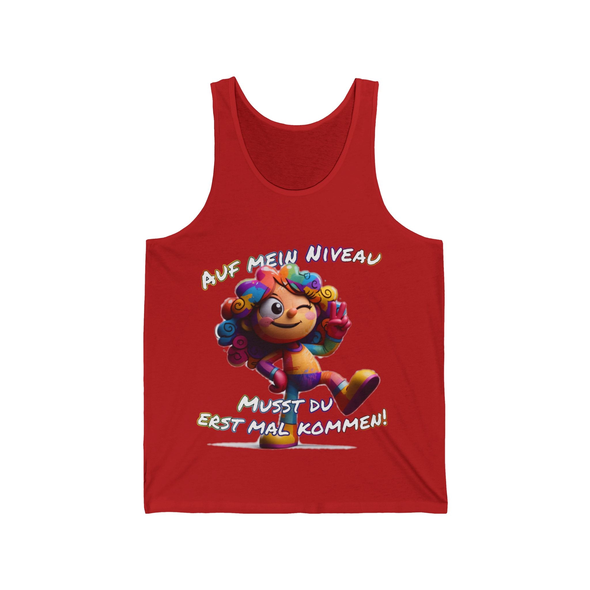 „Auf mein Niveau musst du erst mal kommen!“ Tank Top | Humor | Phönix-Potsdam®