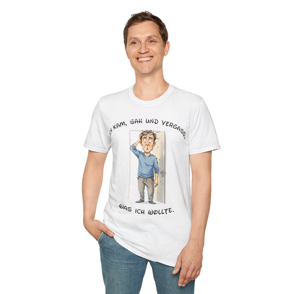 Ich kam, sah und vergaß T-Shirt | Karikatur | Phönix-Potsdam®