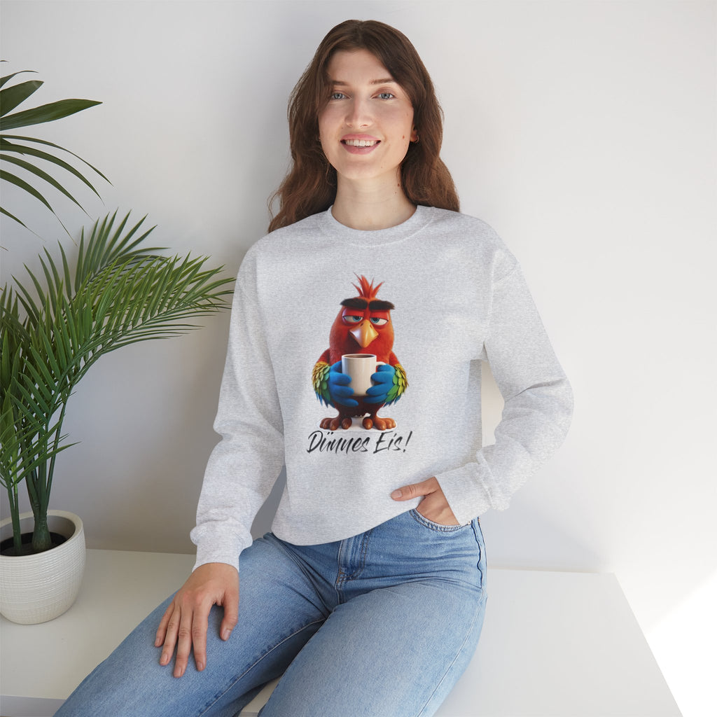 Papagei „Dünnes Eis!“ Sweatshirt | Humor | Phönix-Potsdam®