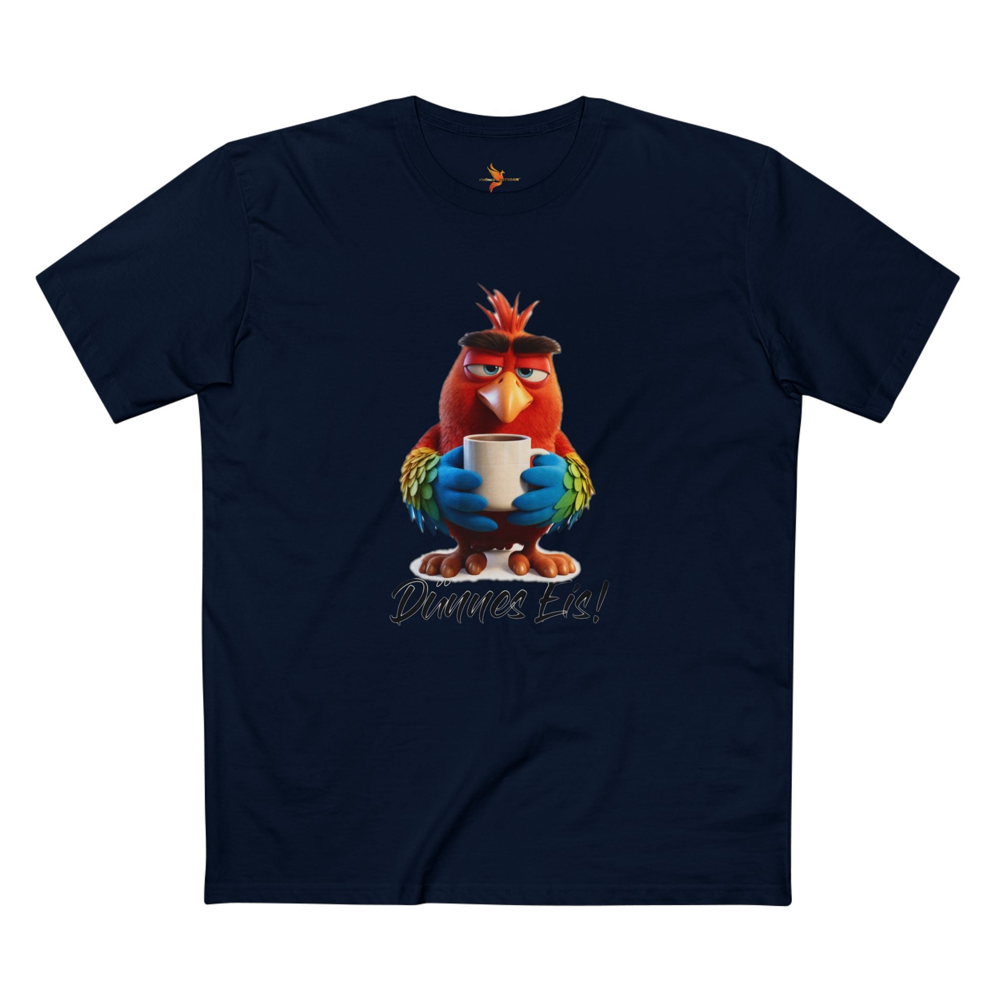 Papagei „Dünnes Eis!“ T-Shirt | Humor | Phönix-Potsdam®