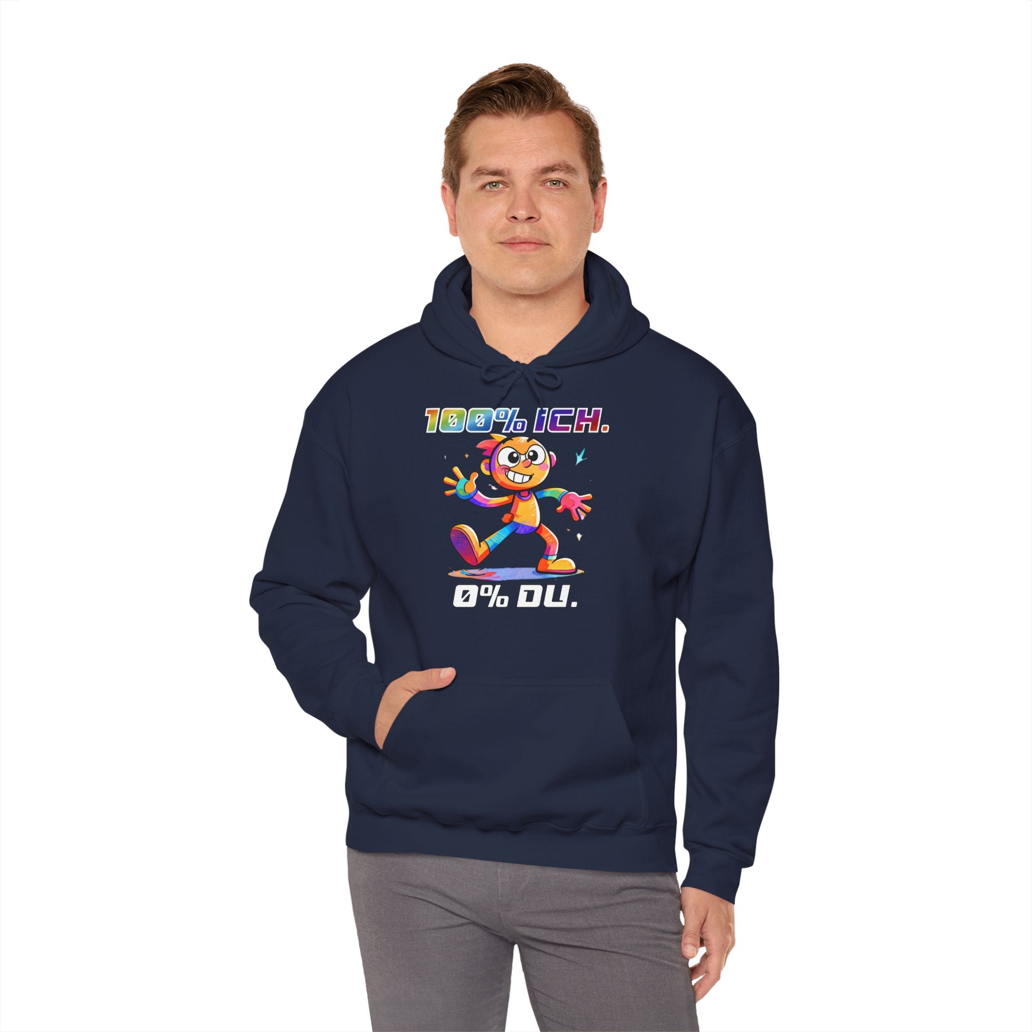 Hoodie „100 % ICH – 0 % DU“ | Humor | Phönix-Potsdam®