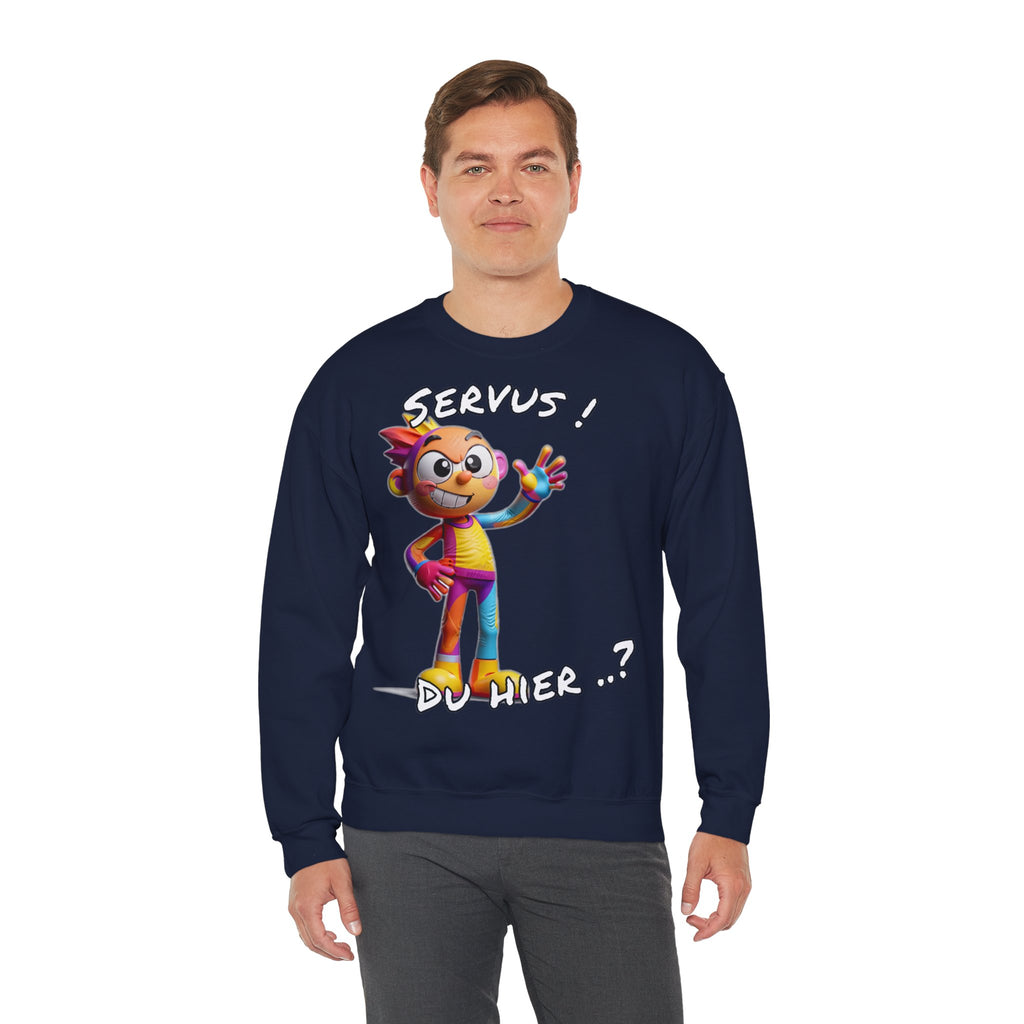 Sweatshirt „Servus! Du hier..?“ | Humor | Phönix-Potsdam®