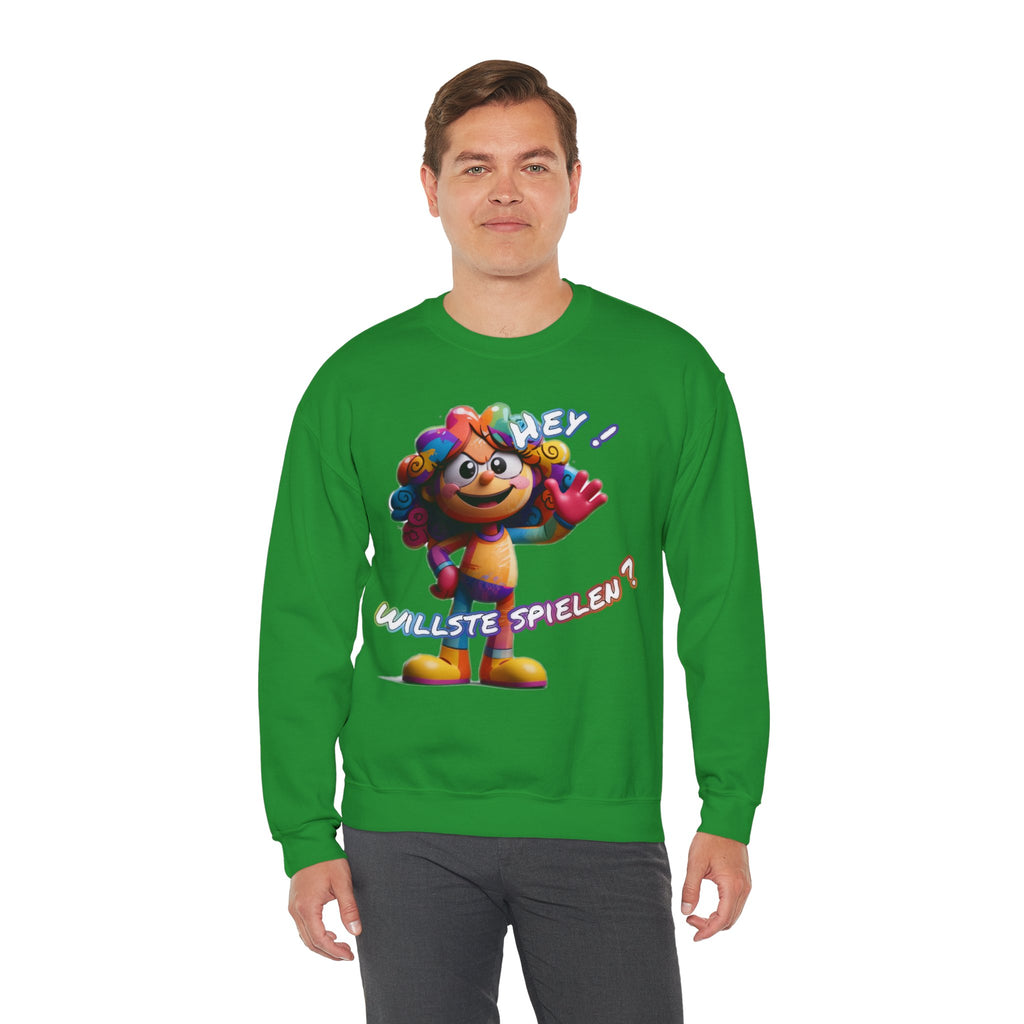 Sweatshirt „Hey! Willste spielen?“ | Humor | Phönix-Potsdam®