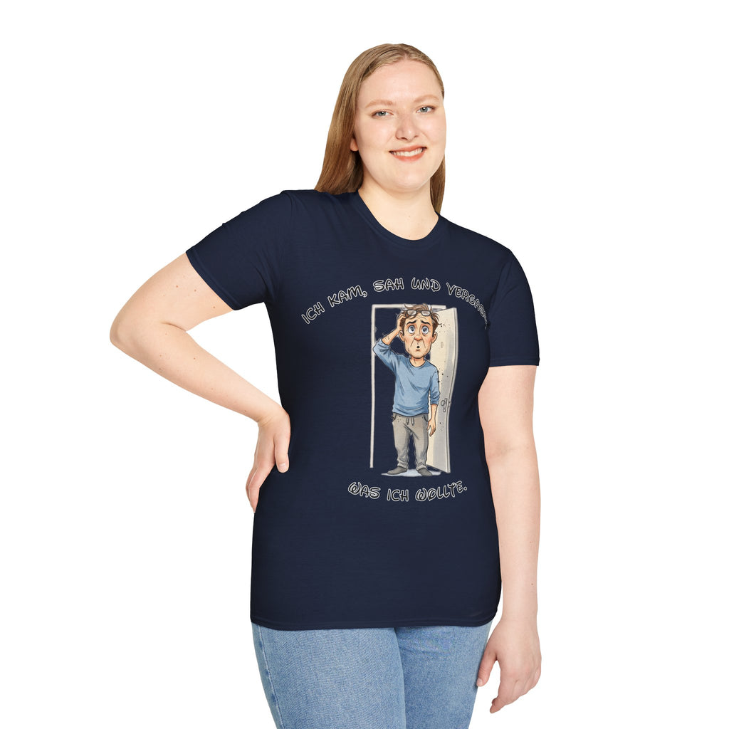 Ich kam, sah und vergaß T-Shirt | Karikatur | Phönix-Potsdam®