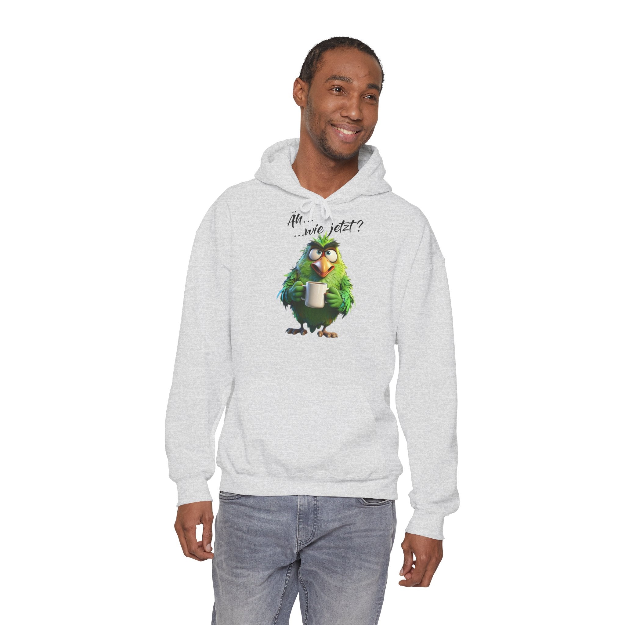 Papagei „Äh...wie jetzt?“ Hoodie | Humor | Phönix-Potsdam®