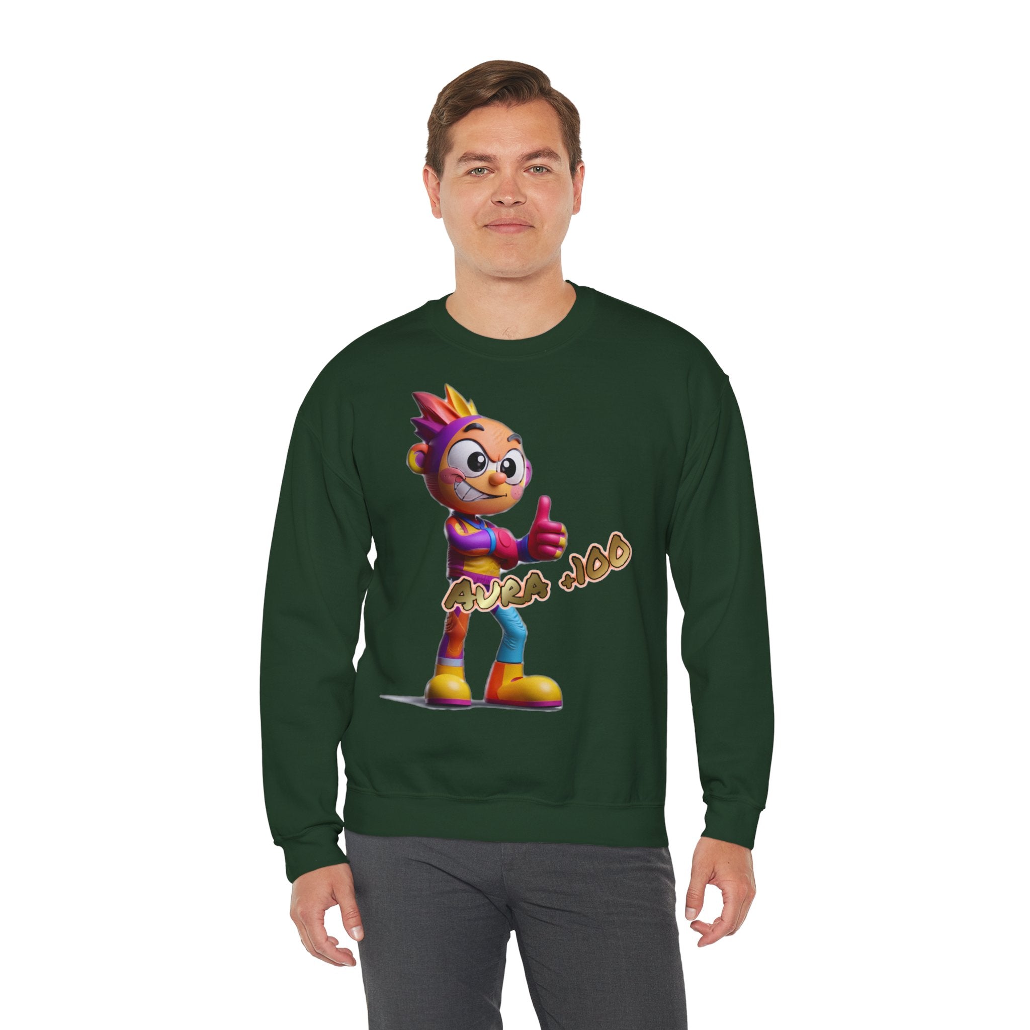 Sweatshirt „Aura +100“ | Humor | Phönix-Potsdam®