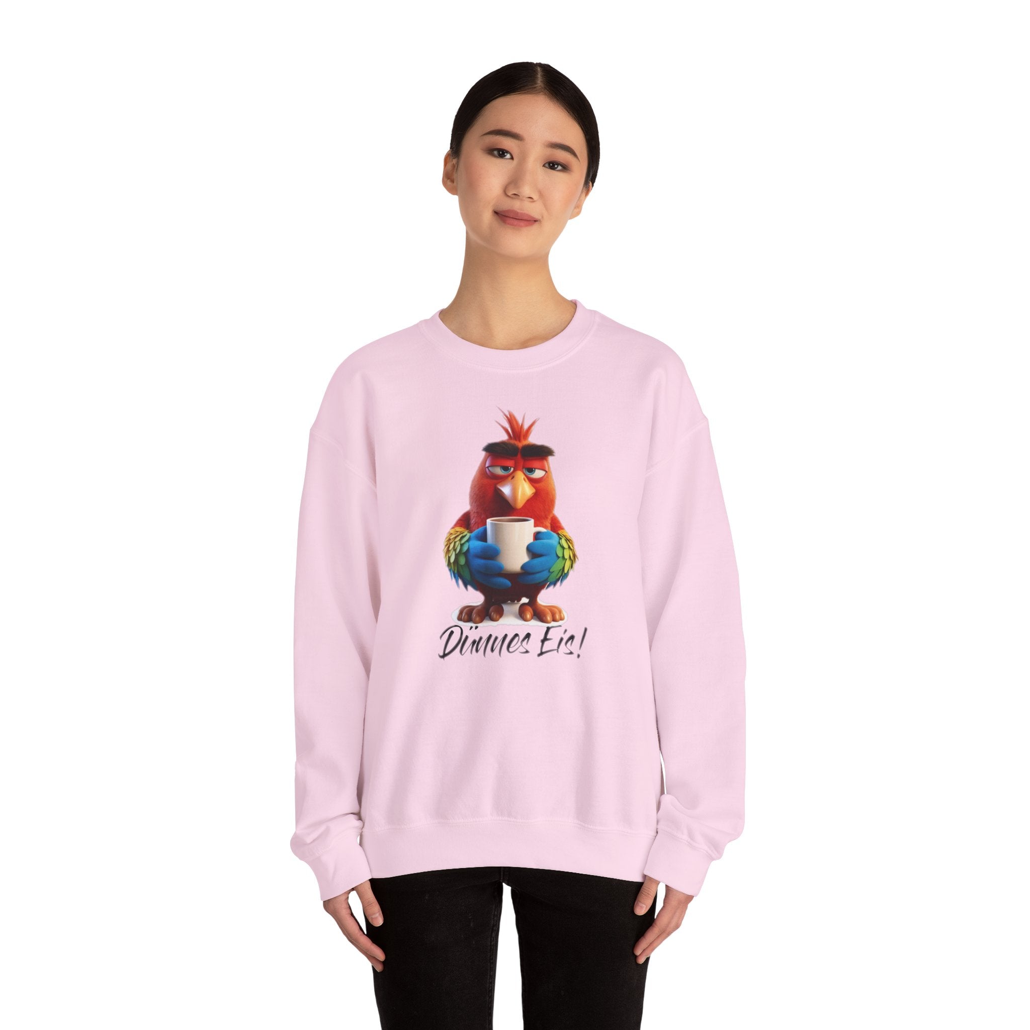 Papagei „Dünnes Eis!“ Sweatshirt | Humor | Phönix-Potsdam®